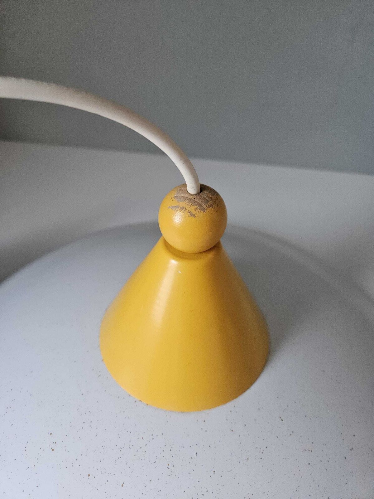 1 Of 2/ Vintage Modernist Pendant Lamp / Scandinavian Style Ceiling Light / Sijaj Hrastnik photo buy