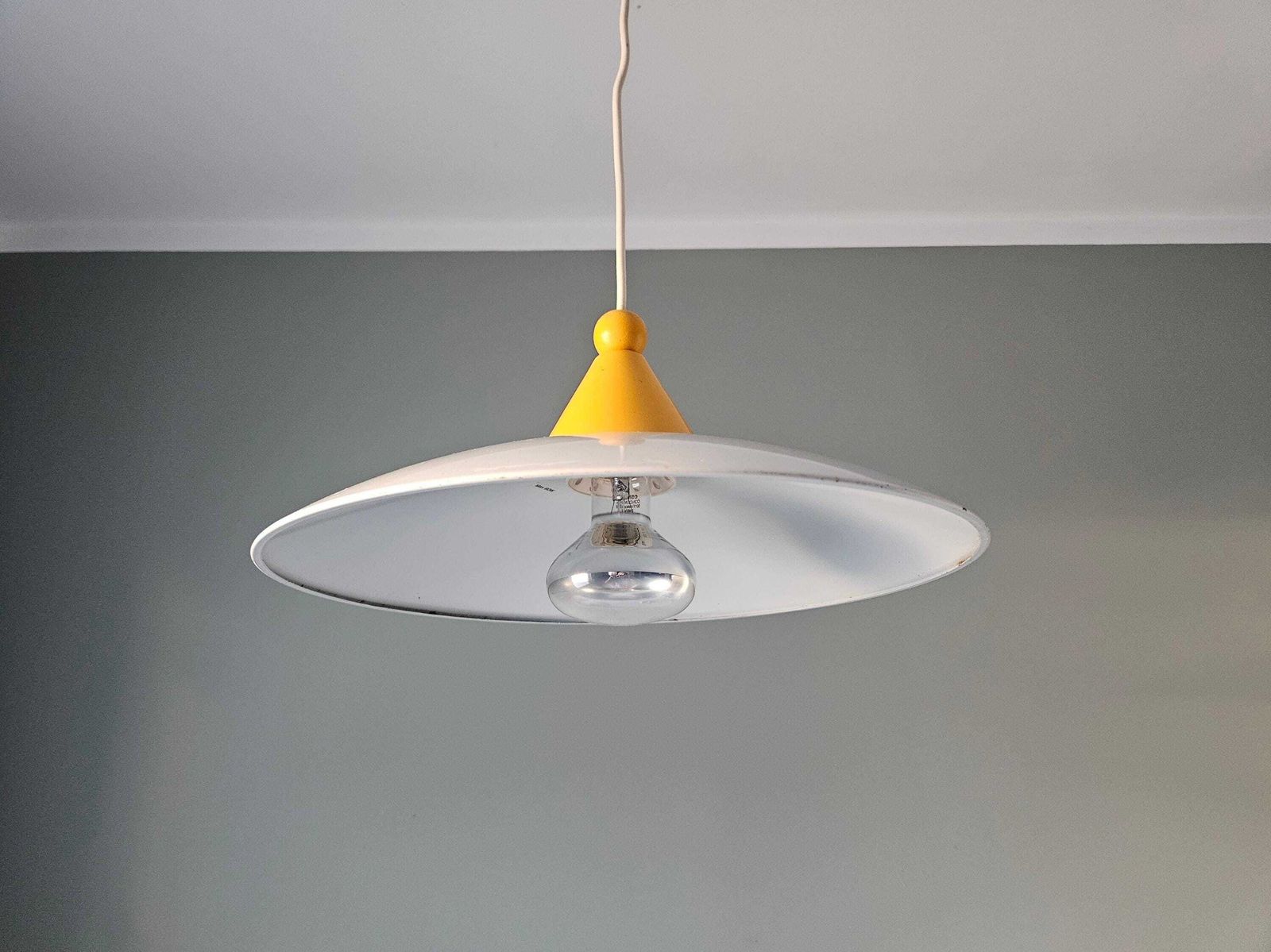 photo furniture 1 Of 2/ Vintage Modernist Pendant Lamp / Scandinavian Style Ceiling Light / Sijaj Hrastnik