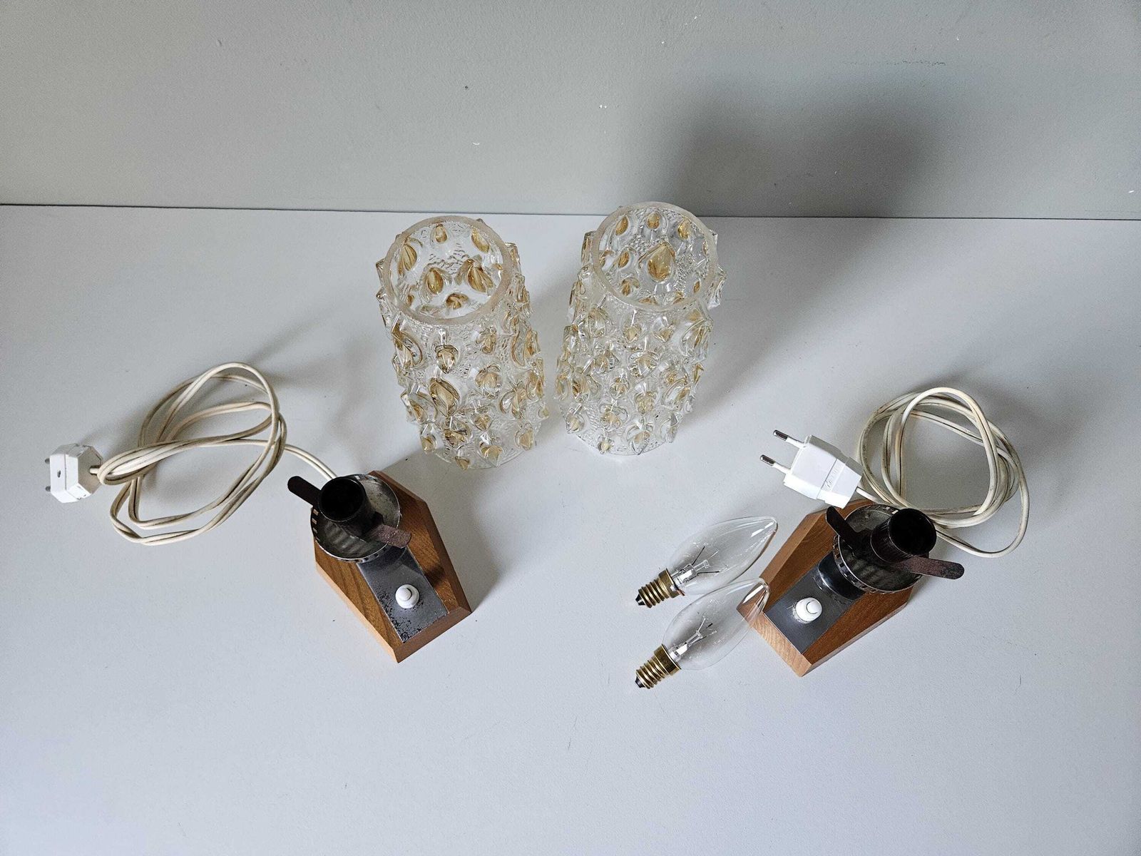 Vintage Bedside Lamps Pair / Desk Lamps / 60's / Mid Century Modern photo buy