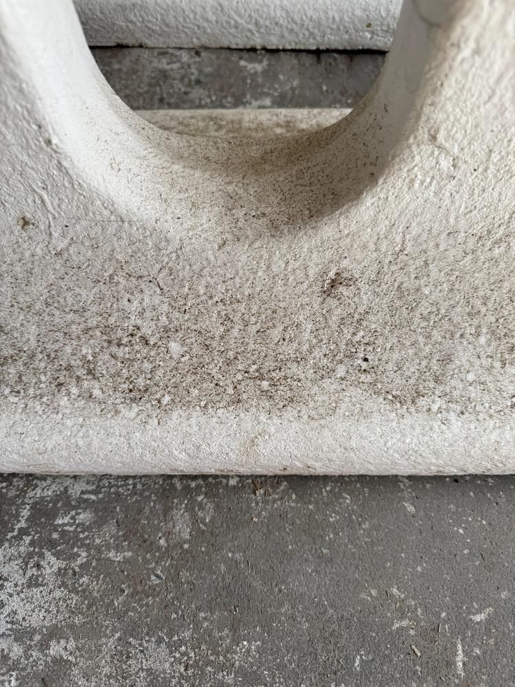 photo vinterior Mid Century Modern Concrete Planters, 1960s, Set Of 2