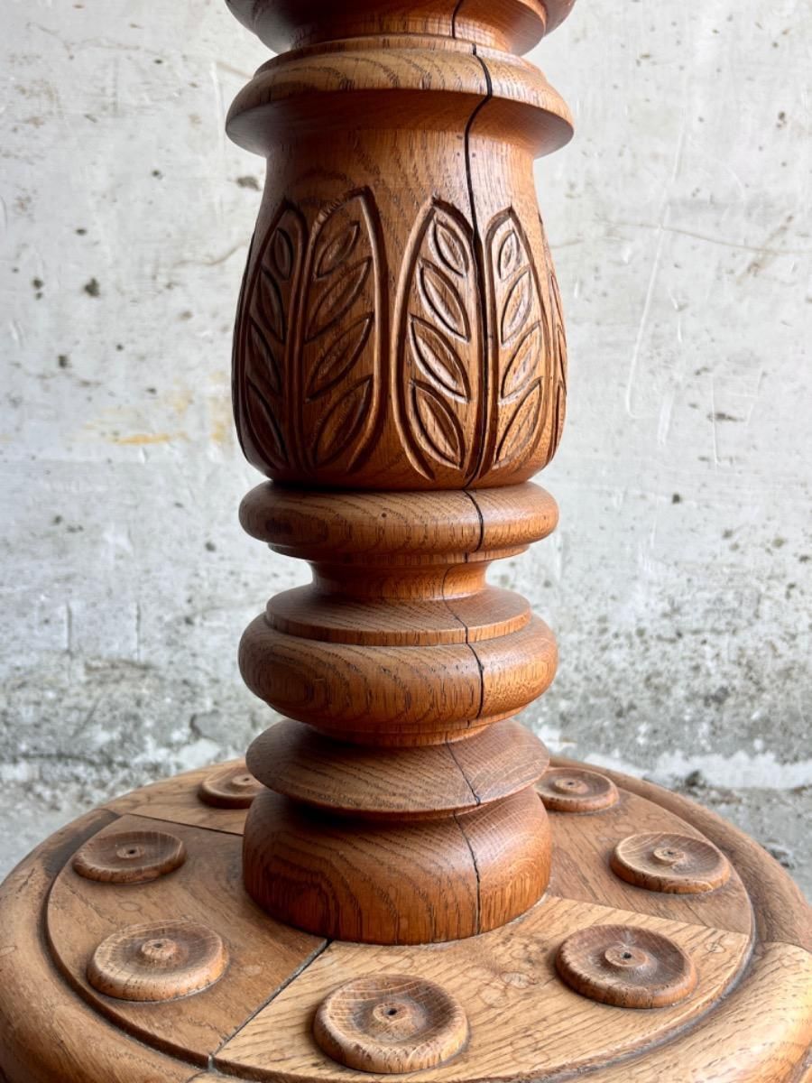 Decorative Oak Wooden Pilar photo vinterior