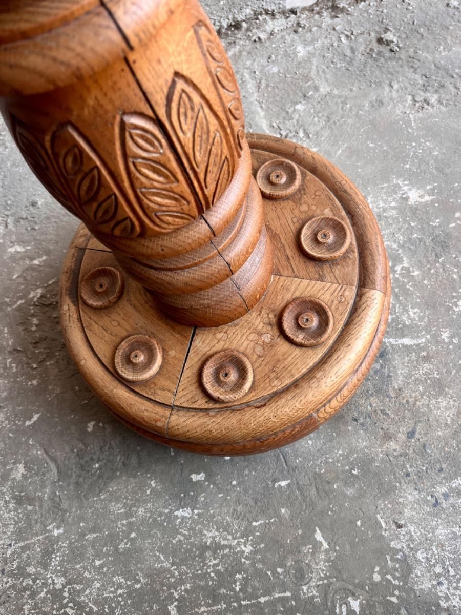 photo vinterior Decorative Oak Wooden Pilar