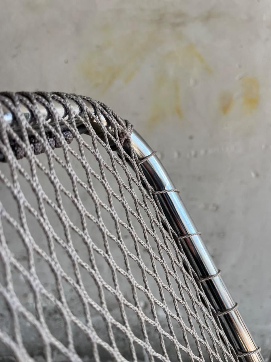 Set Of Vintage Aluminium Wire Folding Chairs photo buy
