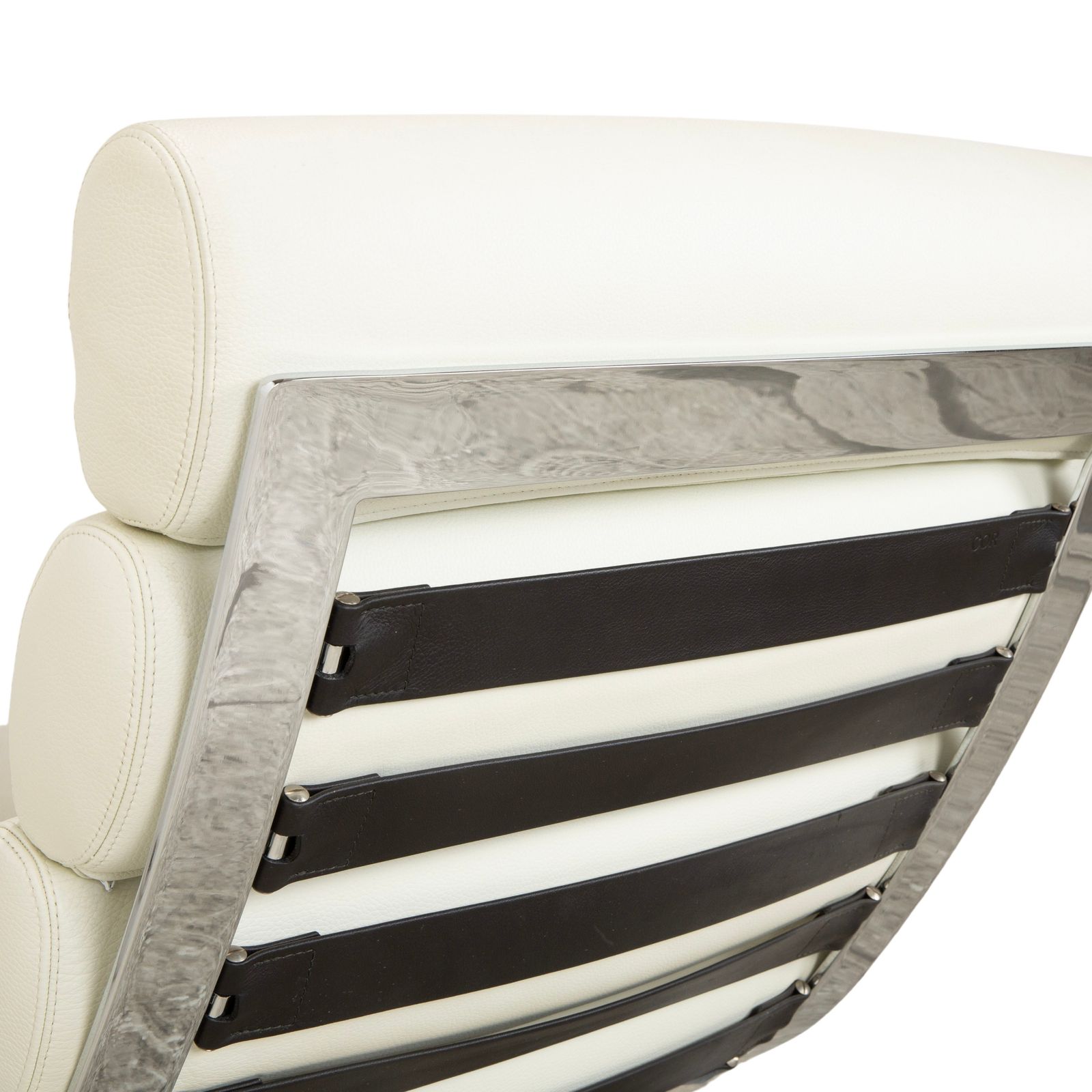 Fauteuil cantilever Cor Sinus en cuir, blanc crème photo buy