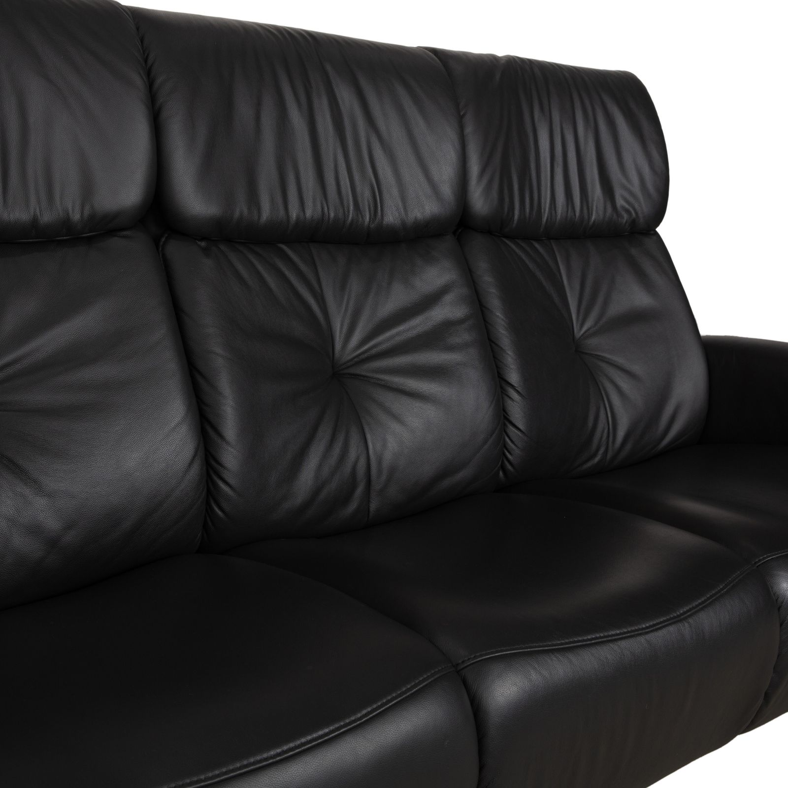 Canapé 3 places Himolla 4978 en cuir anthracite gris foncé photo Mobilier