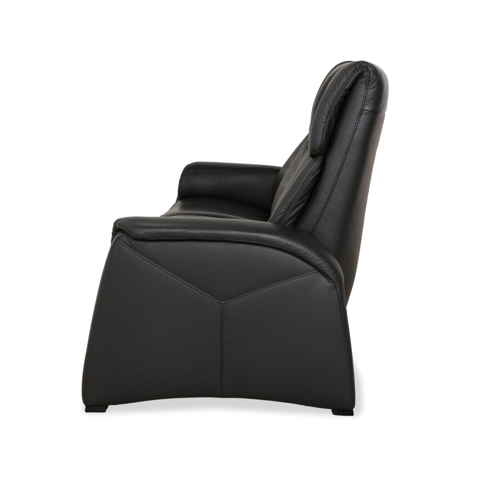 Mobilier Canapé 3 places Himolla 4978 en cuir anthracite gris foncé photo