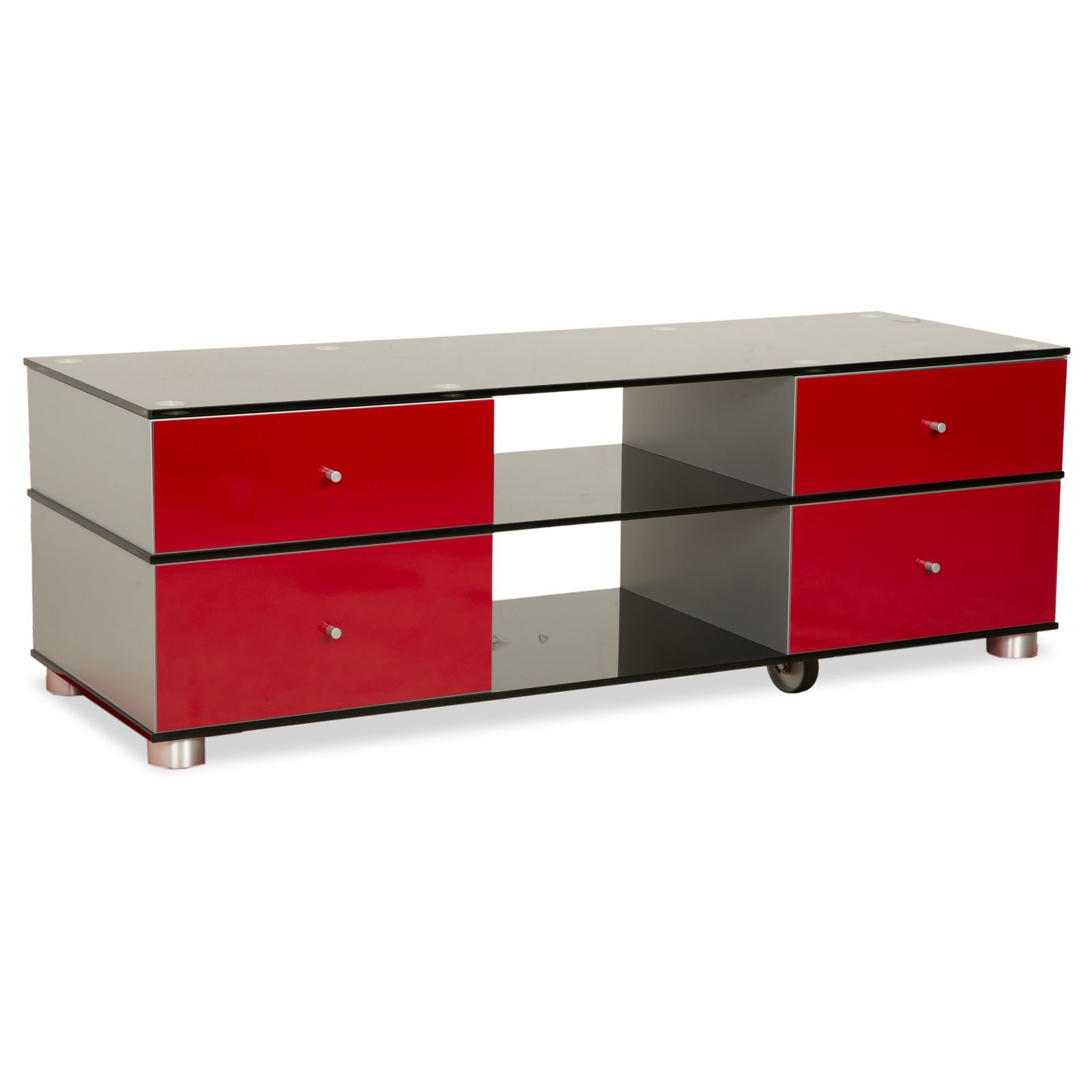 Spectral Cl 1552 Glass Sideboard Red Hifi