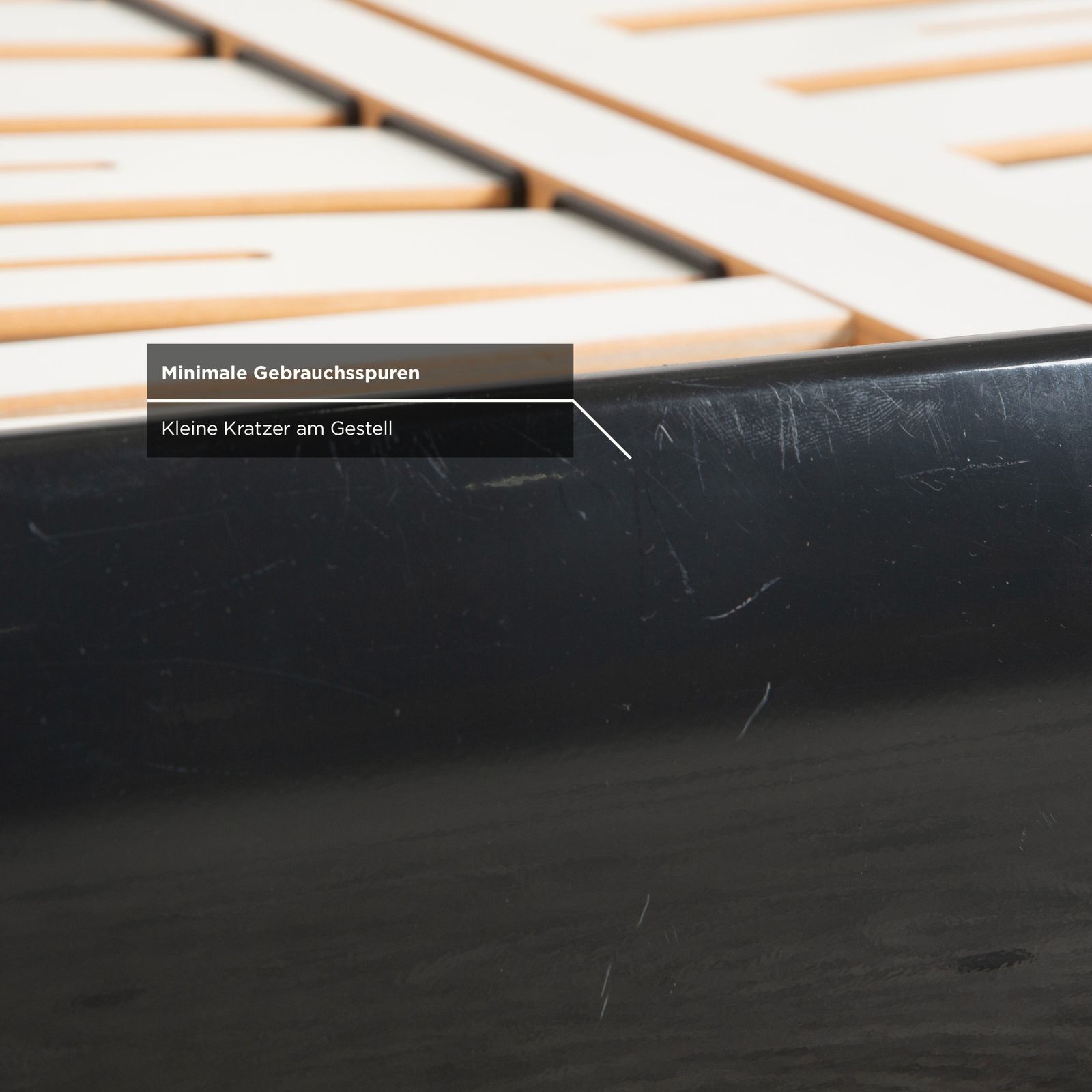 photo furniture Musterring Tweepersoonsbed Metaal Met Lattenbodem Zwart Goud