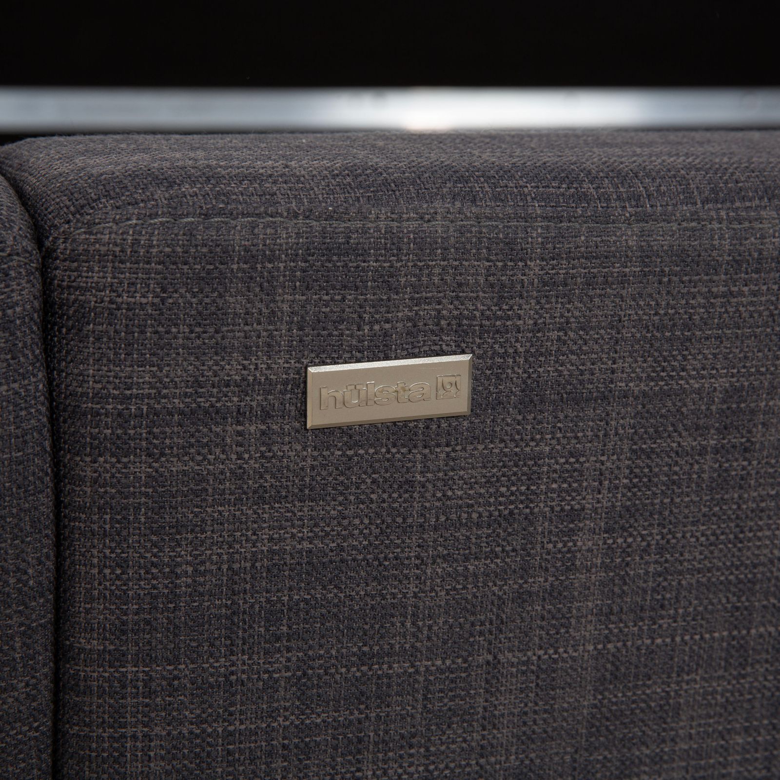 Hülsta Fabric Bed Grey Brown 180x200 photo vinterior