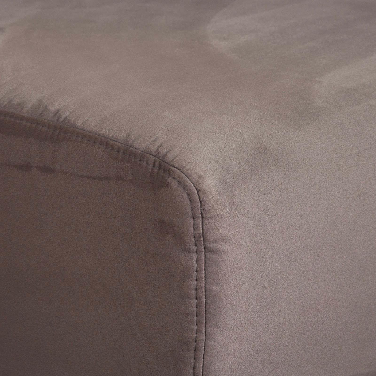 Canapé d'angle Ewald Schillig Brand Face en velours gris beige photo for sale