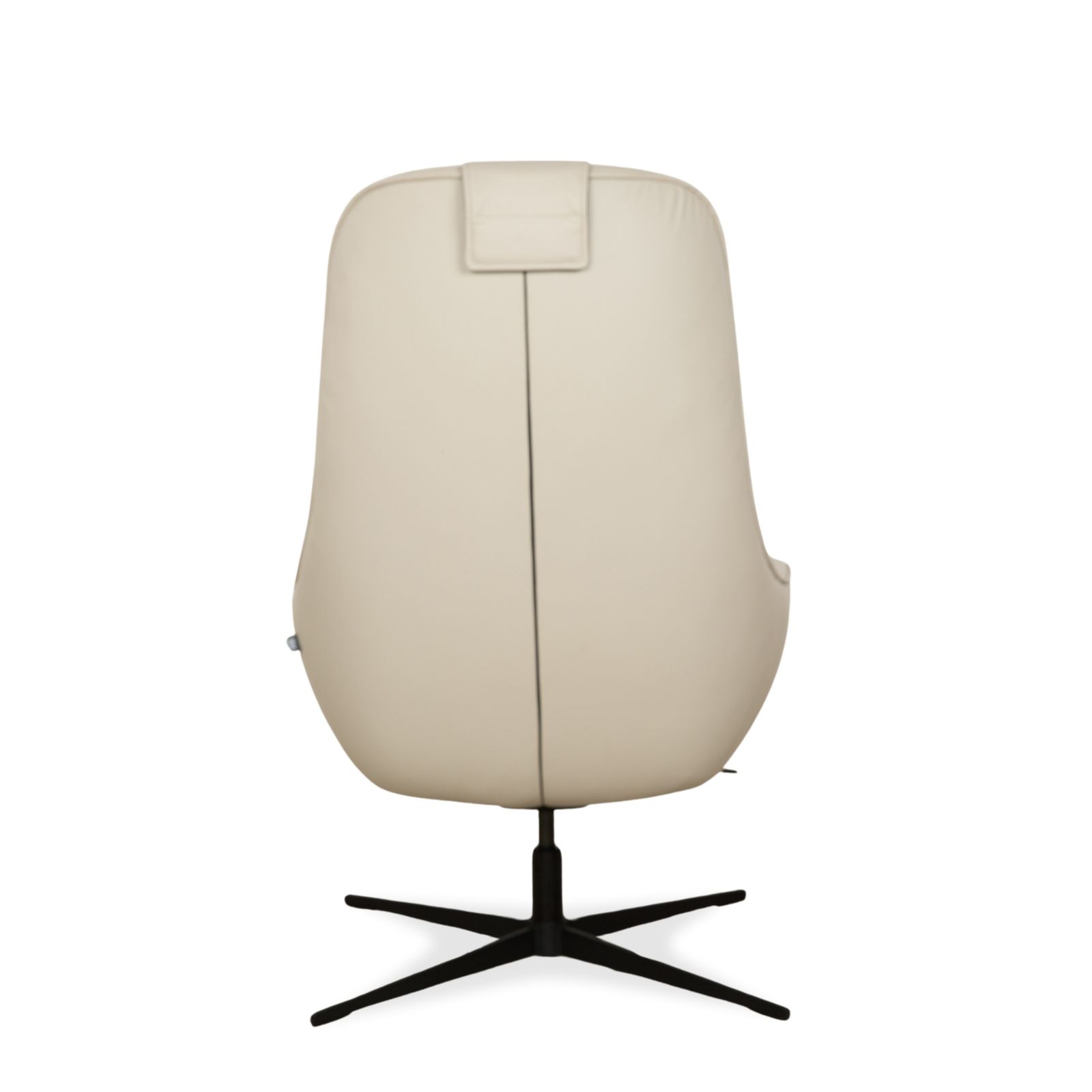 Mobilier Fauteuil Rolf Benz Meg en cuir beige, fonction manuelle photo