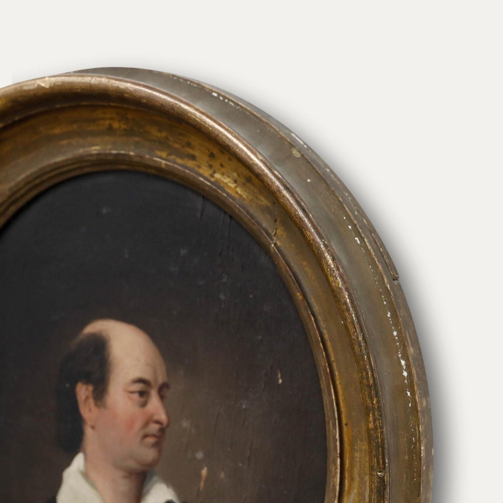 19th Century Oil Gentleman In A Black Jacket photo 395.0