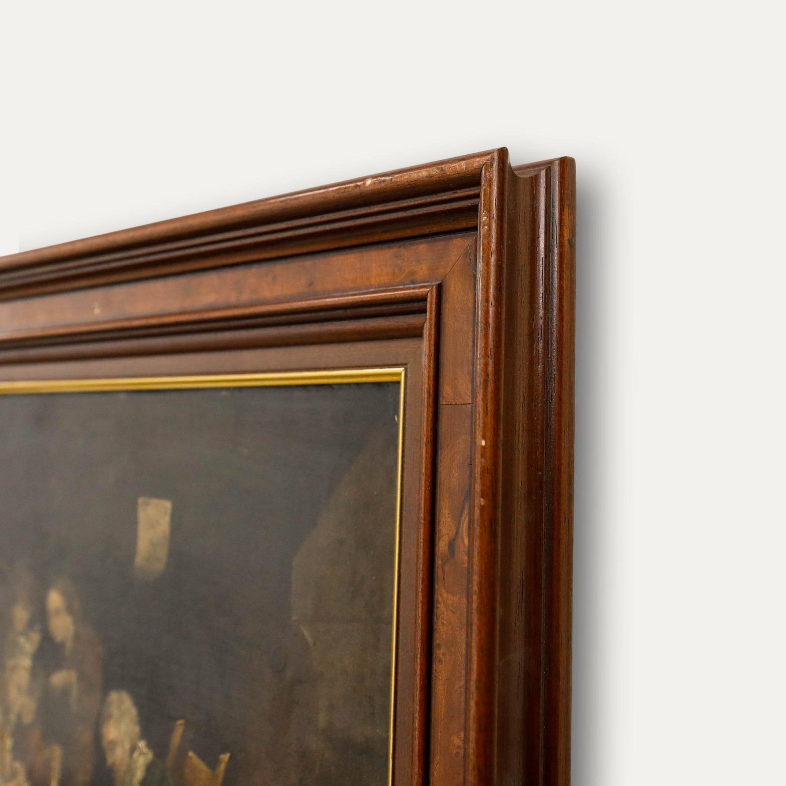 Framed 19th Century Oil A Game Of Cards At The Inn photo 325.0