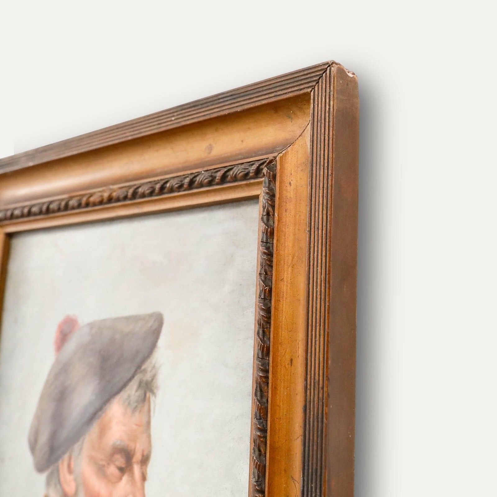 Jiotti Early 20th Century Oil, Man With Pipe photo 450.0