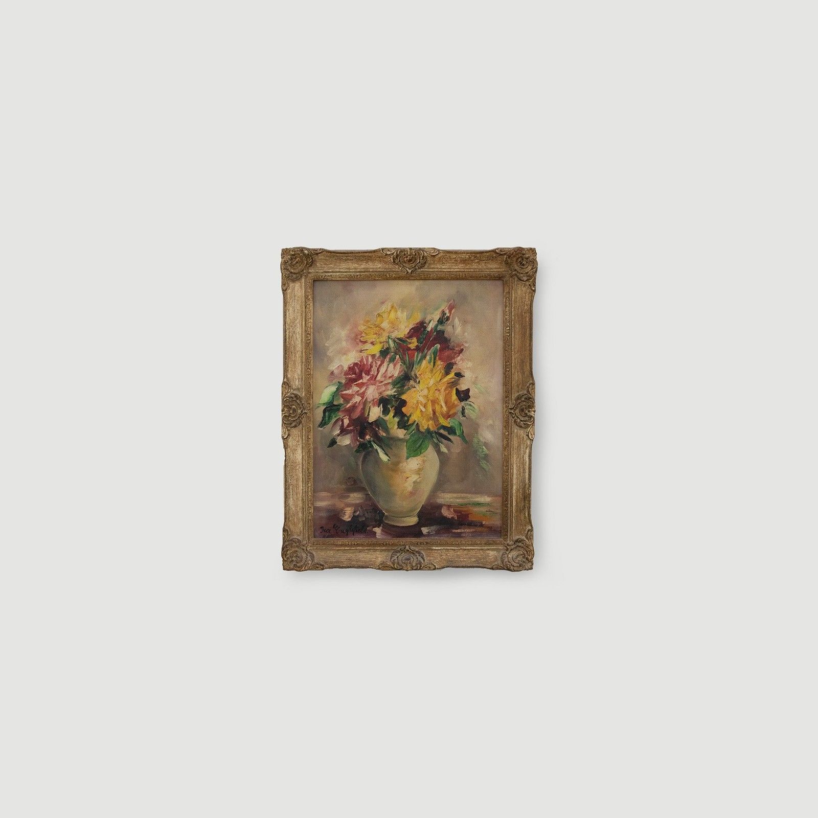 Ira Englefield (B.1912) Framed 20th Century Oil, Still Life Of Roses photo buy