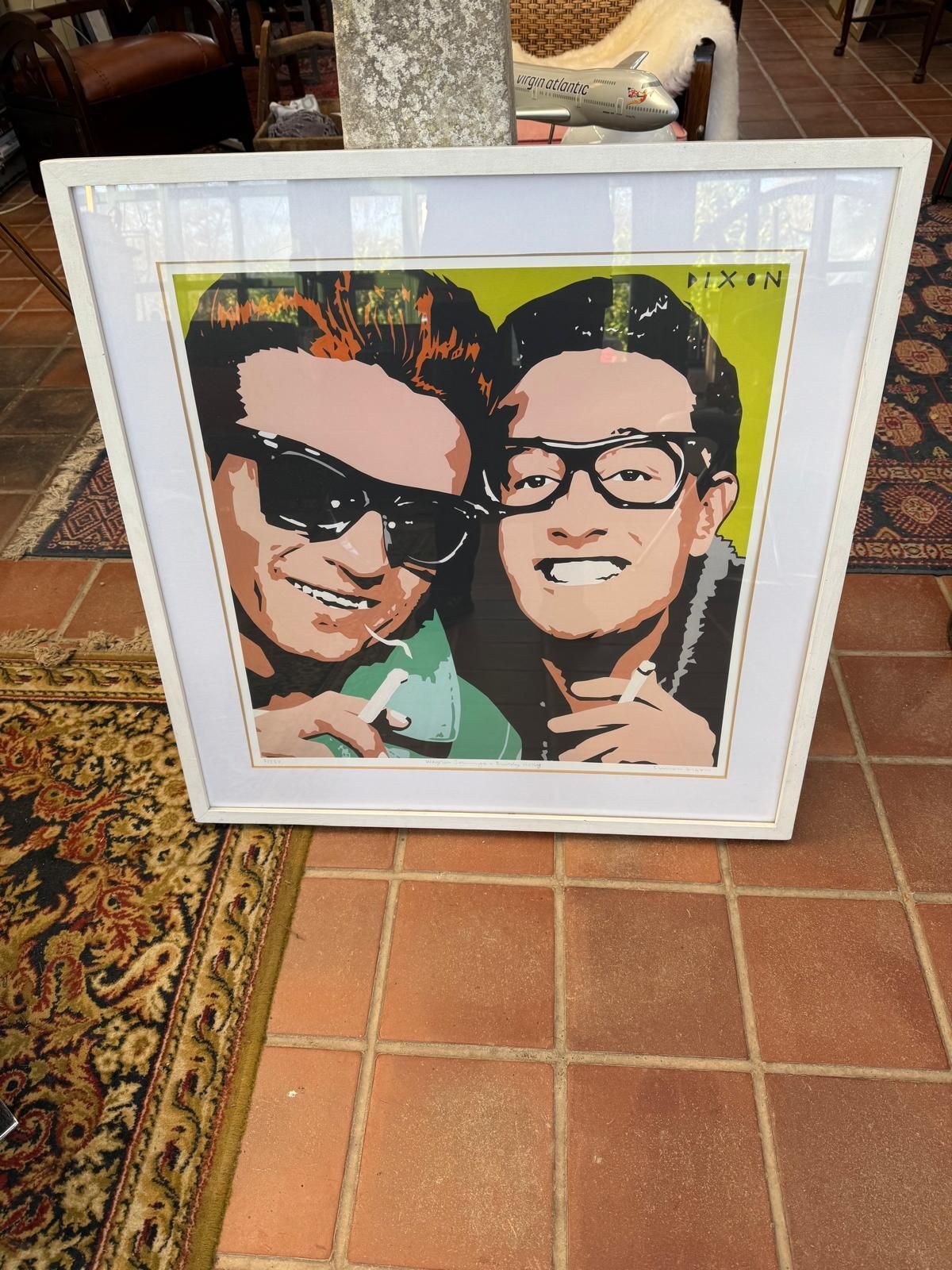 Waylon Jennings & Buddy Holly Print By Simon Dixon – Signed Limited Edition