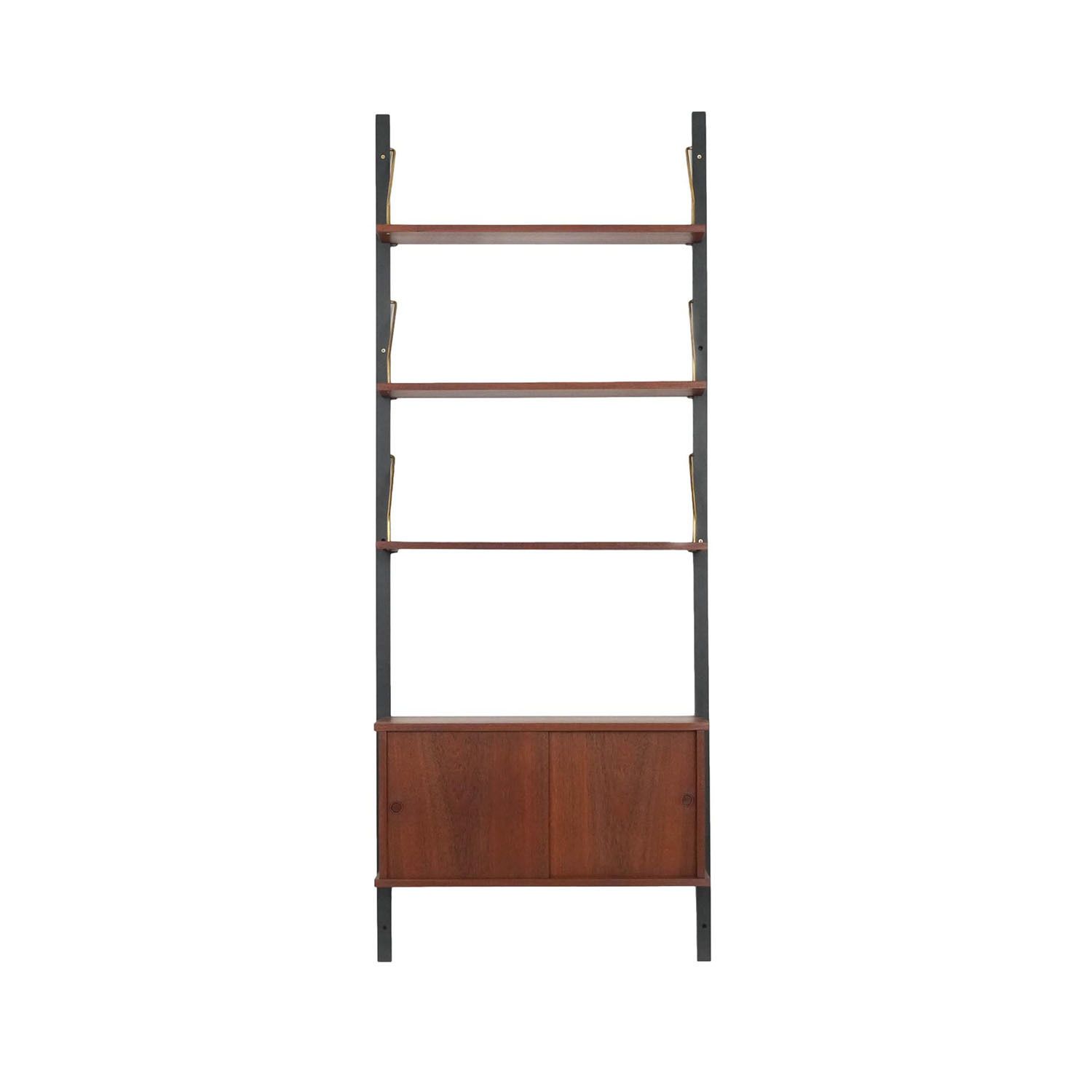 Teak Shelving Unit, Danish Design, 1960s, Production: Denmark