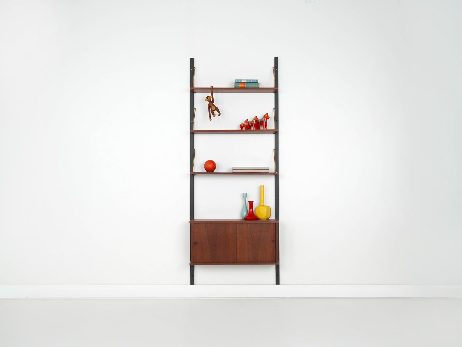 Teak Shelving Unit, Danish Design, 1960s, Production: Denmark photo furniture