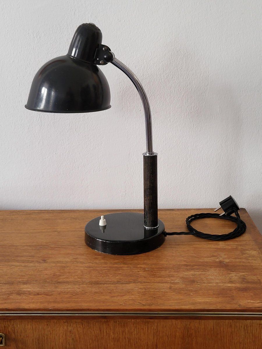 photo furniture Bauhaus Desk Lamp By Christian Dell For Kaiser Idell, Germany, 1930s