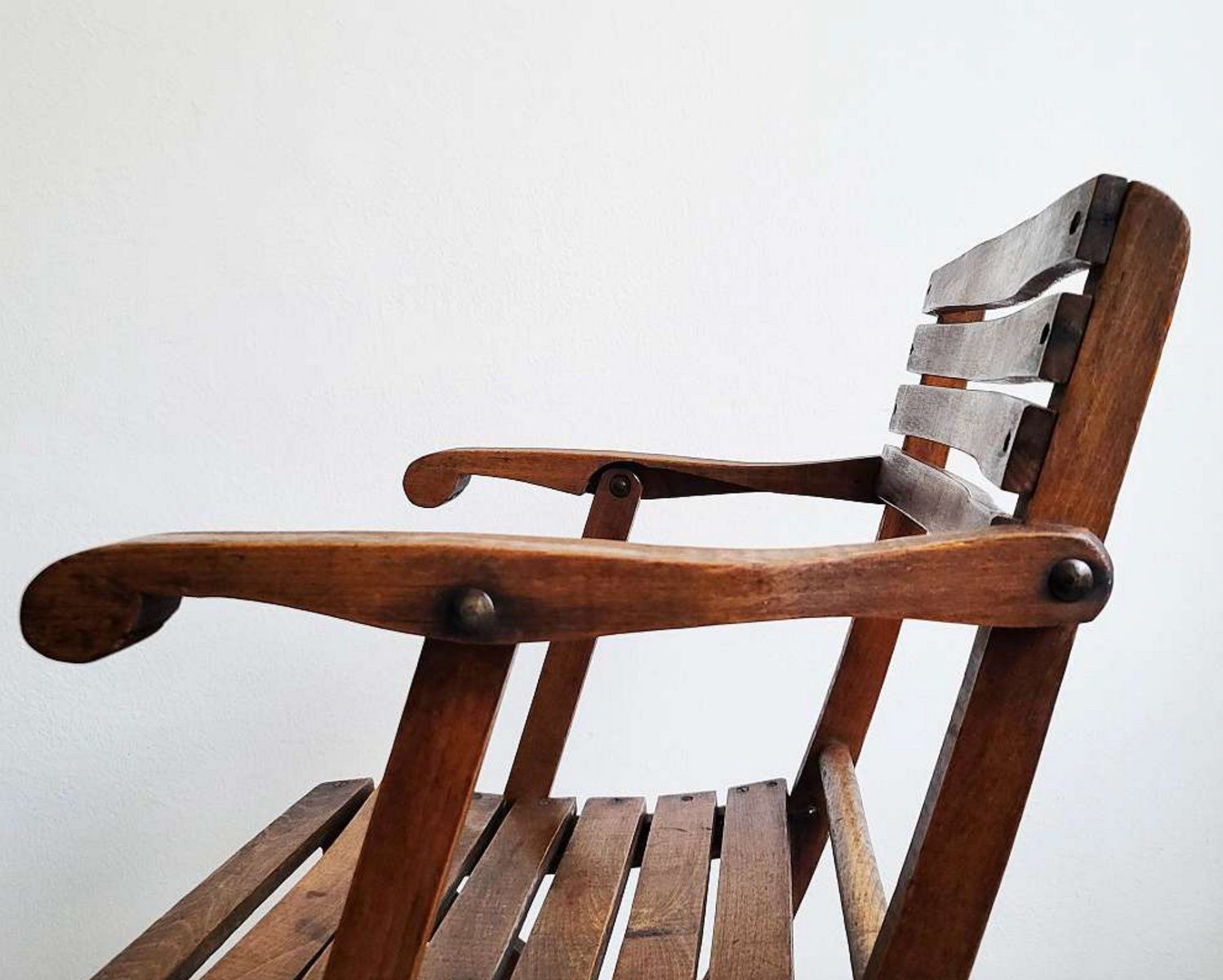 Antique Wooden Folding Chair, 1920s photo Furniture