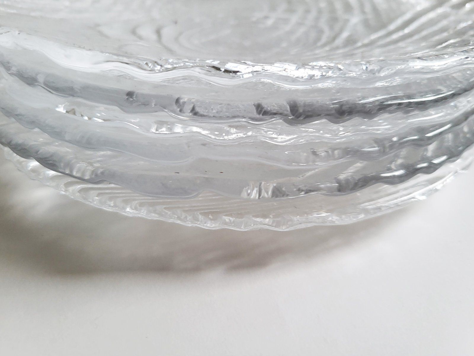 Riedl Austria Crystal Glass Dessert Plates By C. J. Riedel, 1970s, Set Of 6 photo vinterior