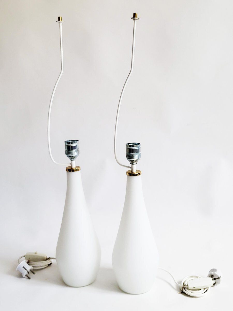 Mid Century Austrian Table Lamps By Rupert Nikoll, 1950s, Set Of 2 photo vintage