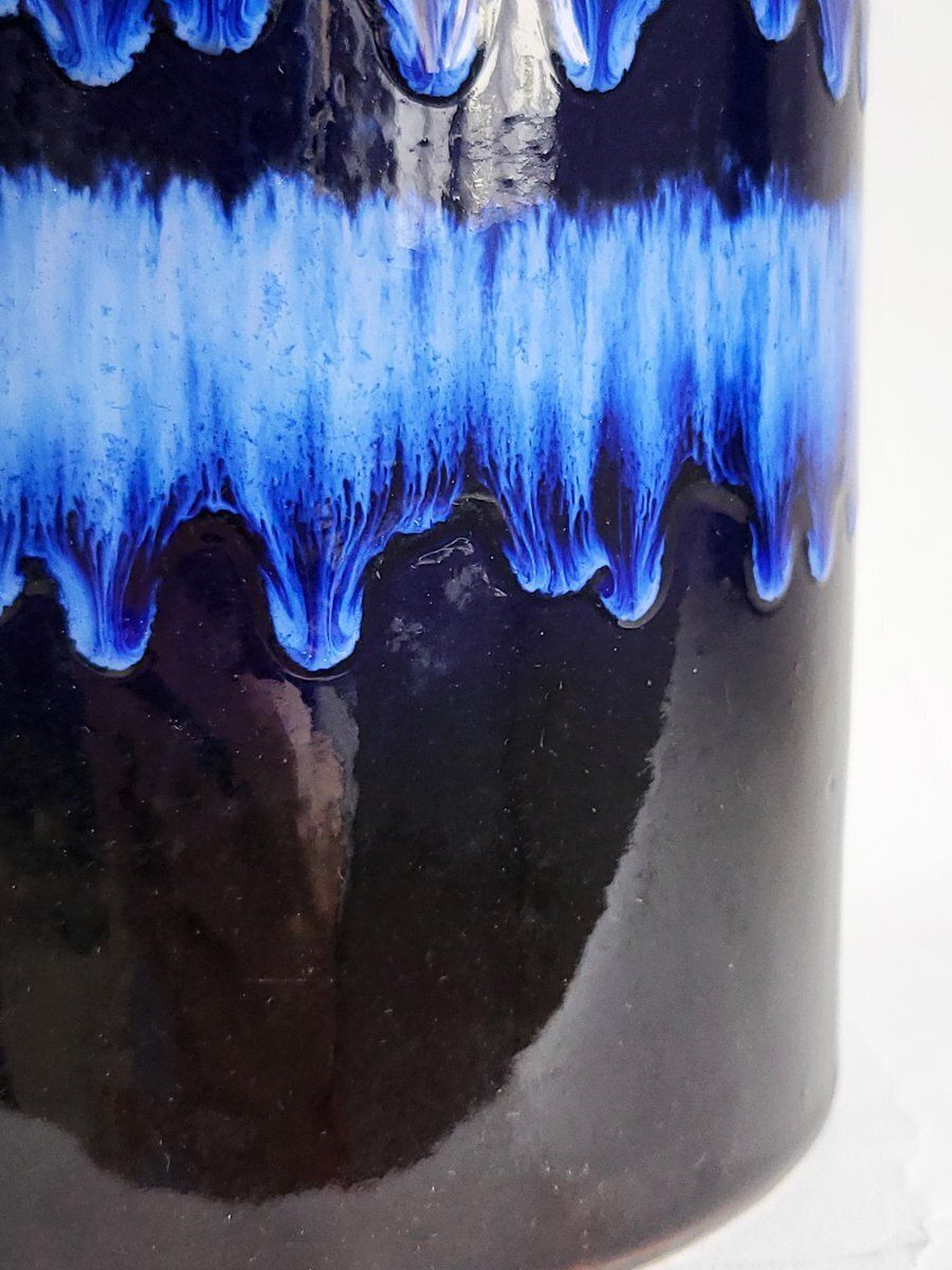 Mid Century Modern German Pottery Vase From Scheurich, 1960s photo for sale