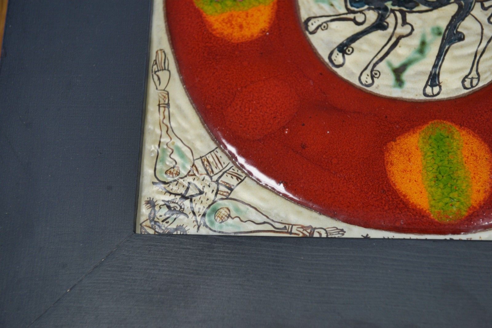 Ceramic Frame By Nicolae Groza 1986's photo vinterior