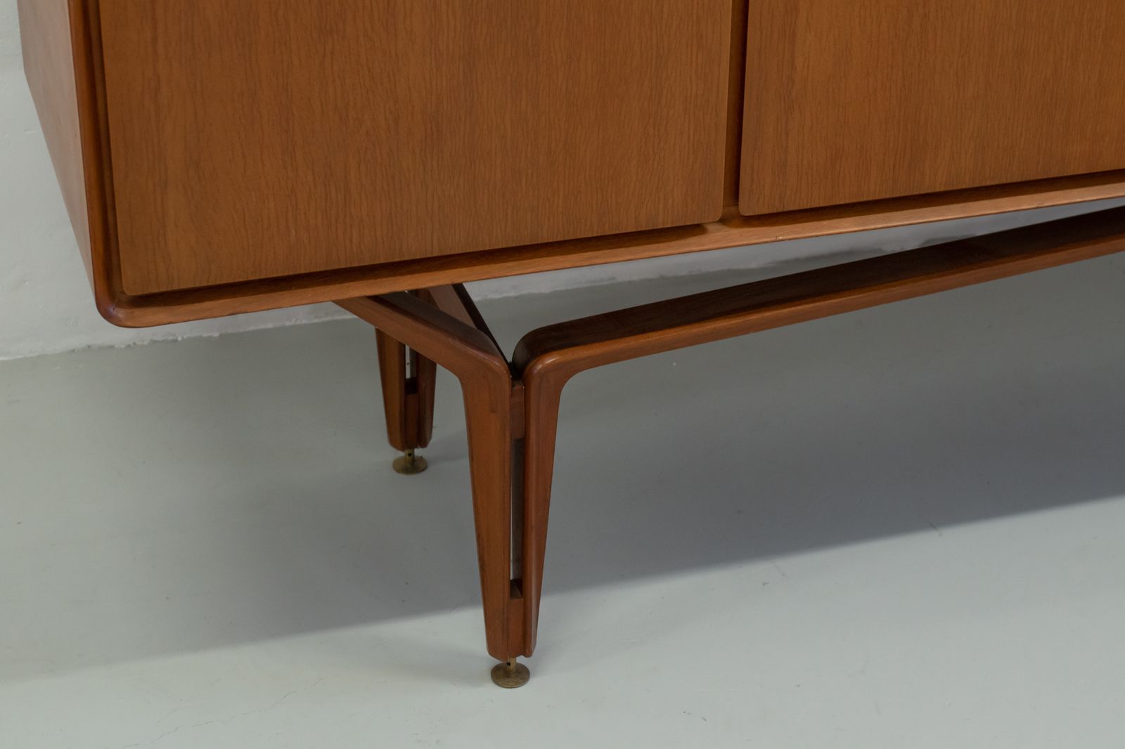 5208.0 Galleria Mobili D'arte Sideboard With Doors And Drawers In Wood 1950s Italy photo