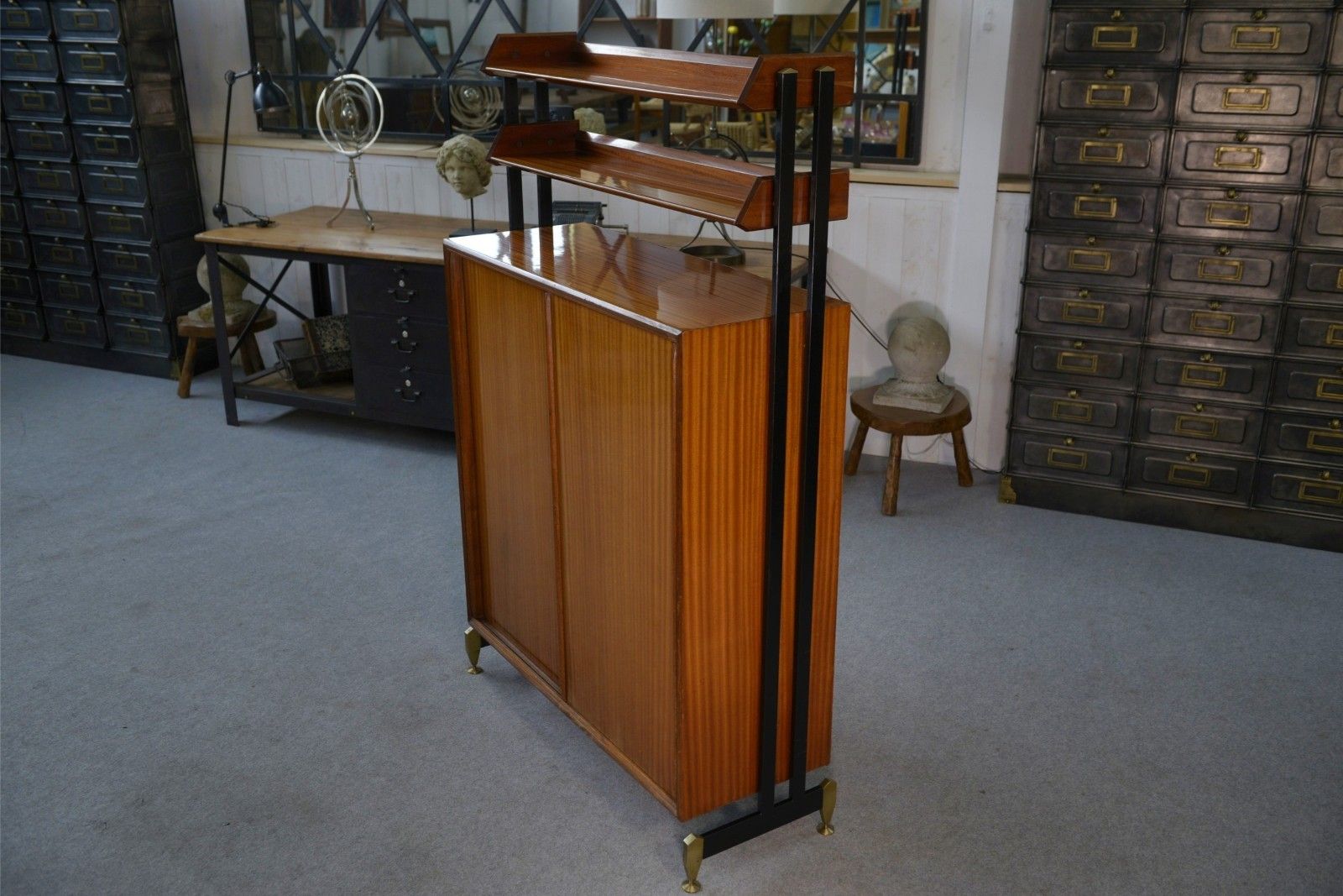 photo furniture Minimalist Shelf Cabinet By Antonio Ferretti Milano 1960's