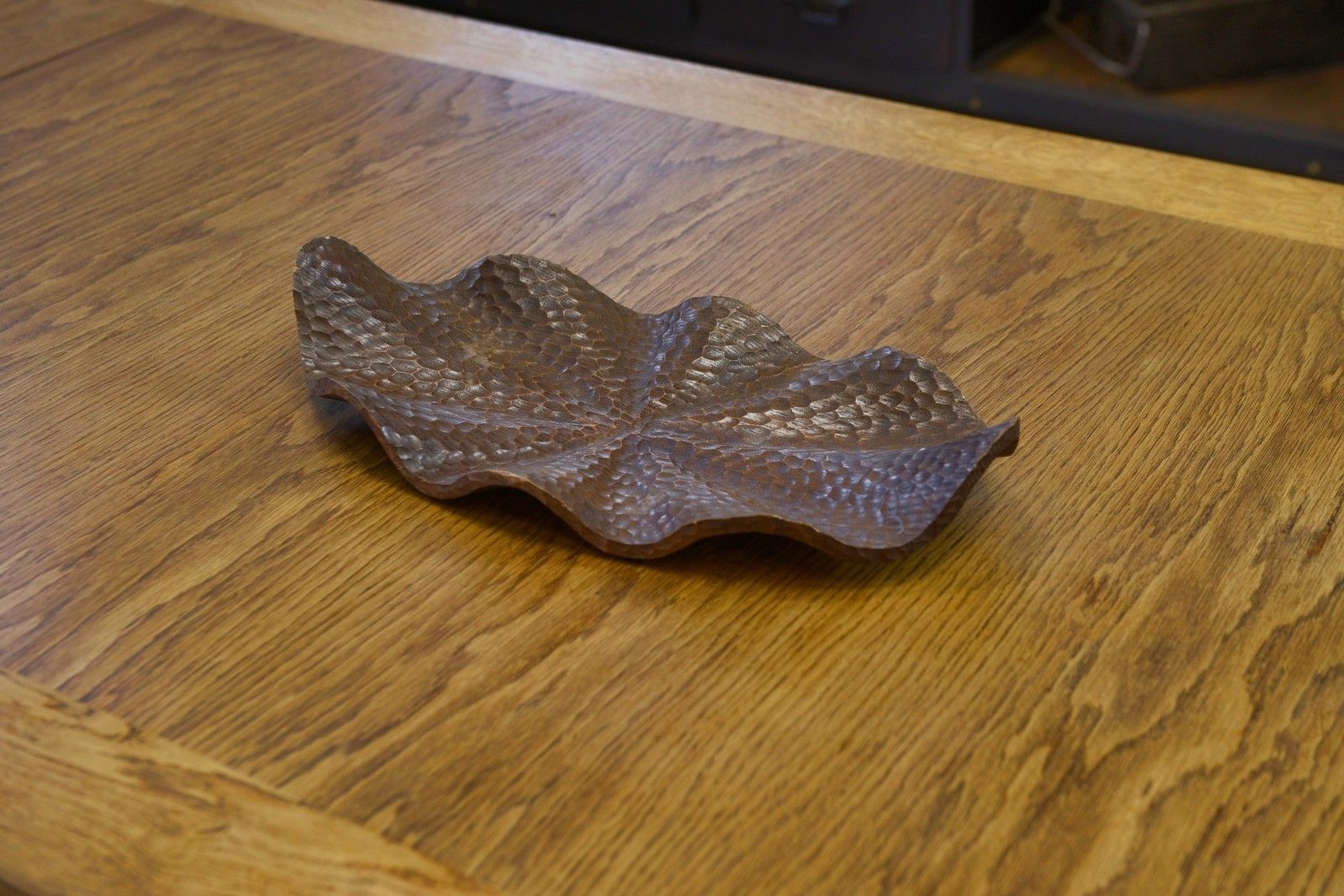1950's Brutalist Oak Centerpiece photo for sale