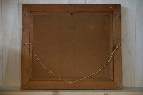 photo furniture Still Life Painting Numbered 12 Signed Montparnasse Frame Carved Patinated 20th Century