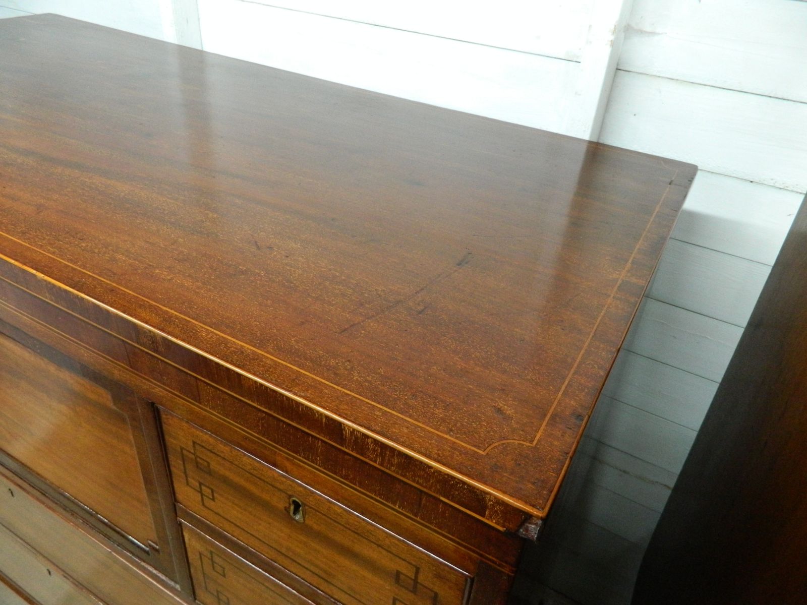 Regency Mahogany Secretaire Chest Of Drawers photo 1105.0