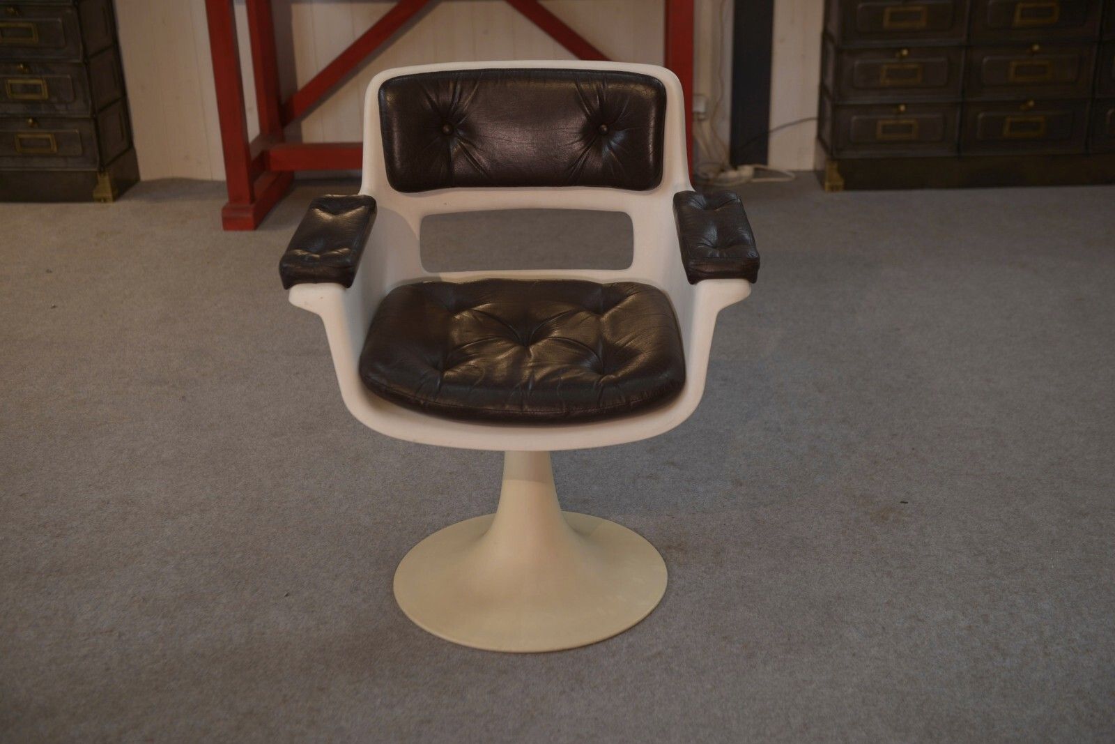 Design Armchair By Albert Jacob For Grosfillex 1970's photo vintage