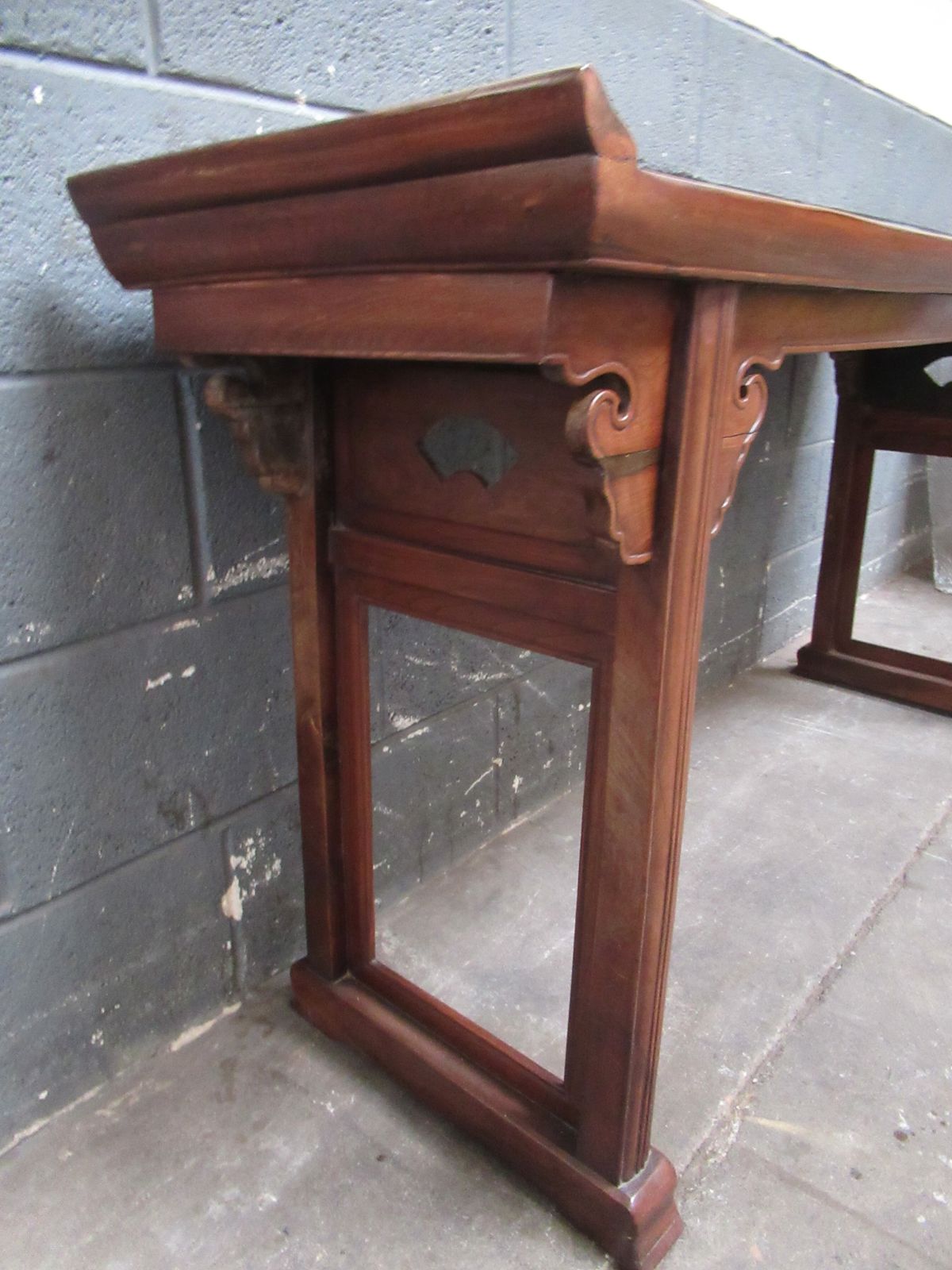 A Chinese  Padouk Wood Alter    Side Table photo for sale