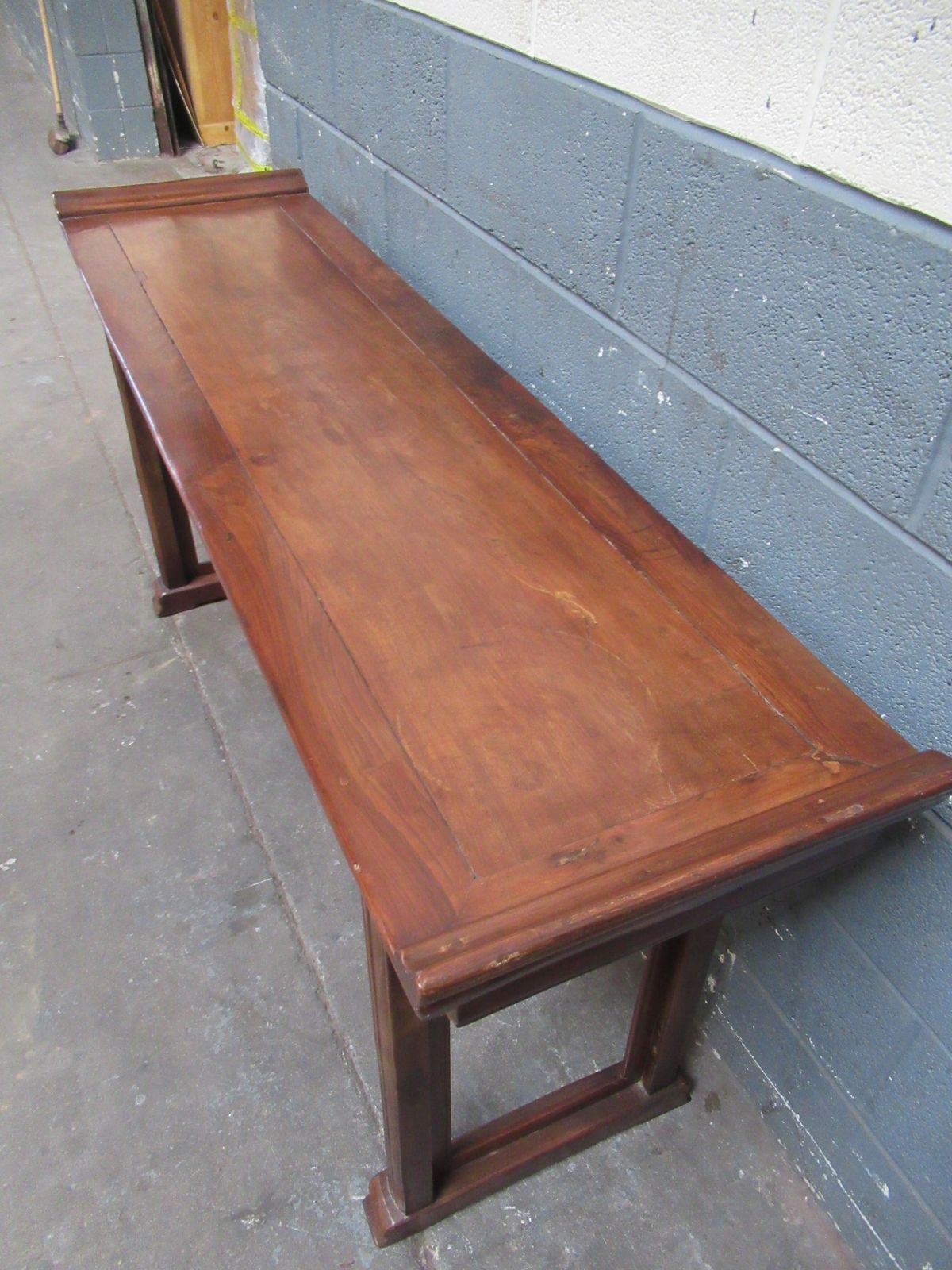 photo furniture A Chinese  Padouk Wood Alter    Side Table
