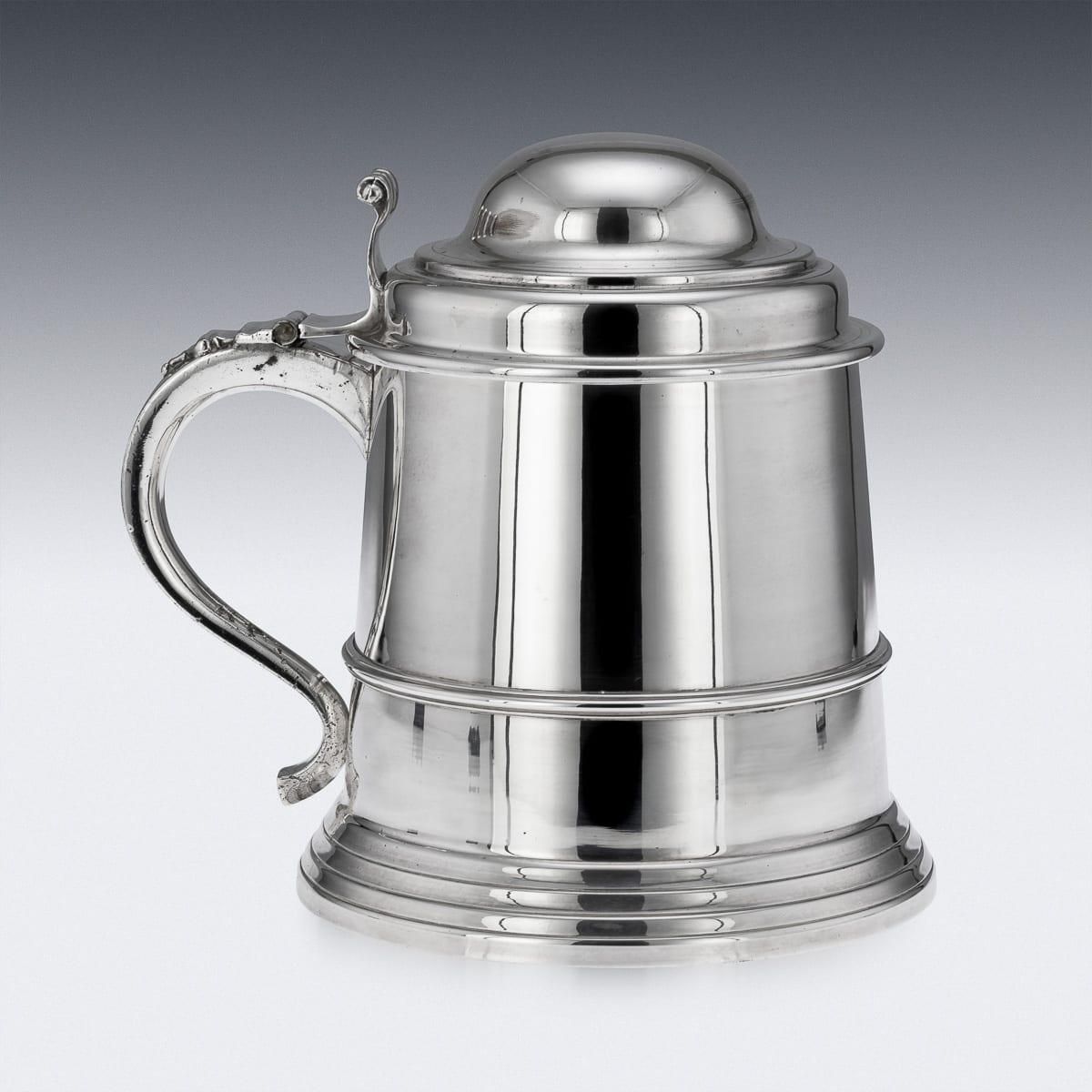 Vintage 20th Century Italian Silver Plated Lidded Tankard Ice Bucket C.1970 photo 1495.0