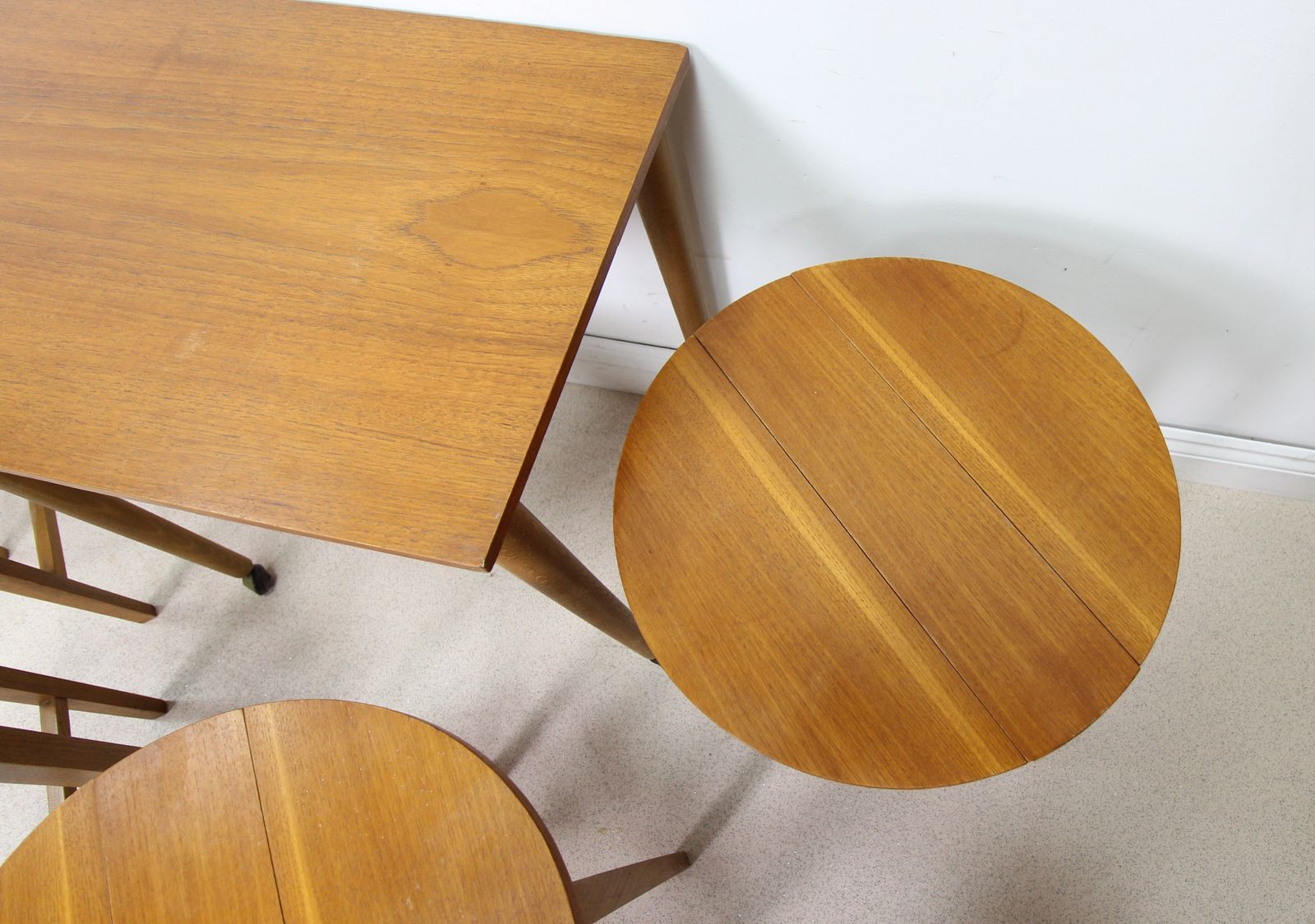 photo for sale Poul Hundevad Teak Nest Of 5 Tables