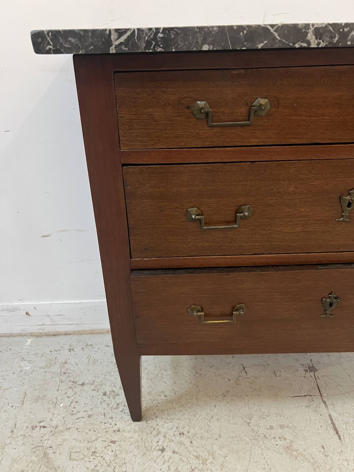 Louis XVI Style Chest Of Drawers In Solid Oak 19th Century photo furniture