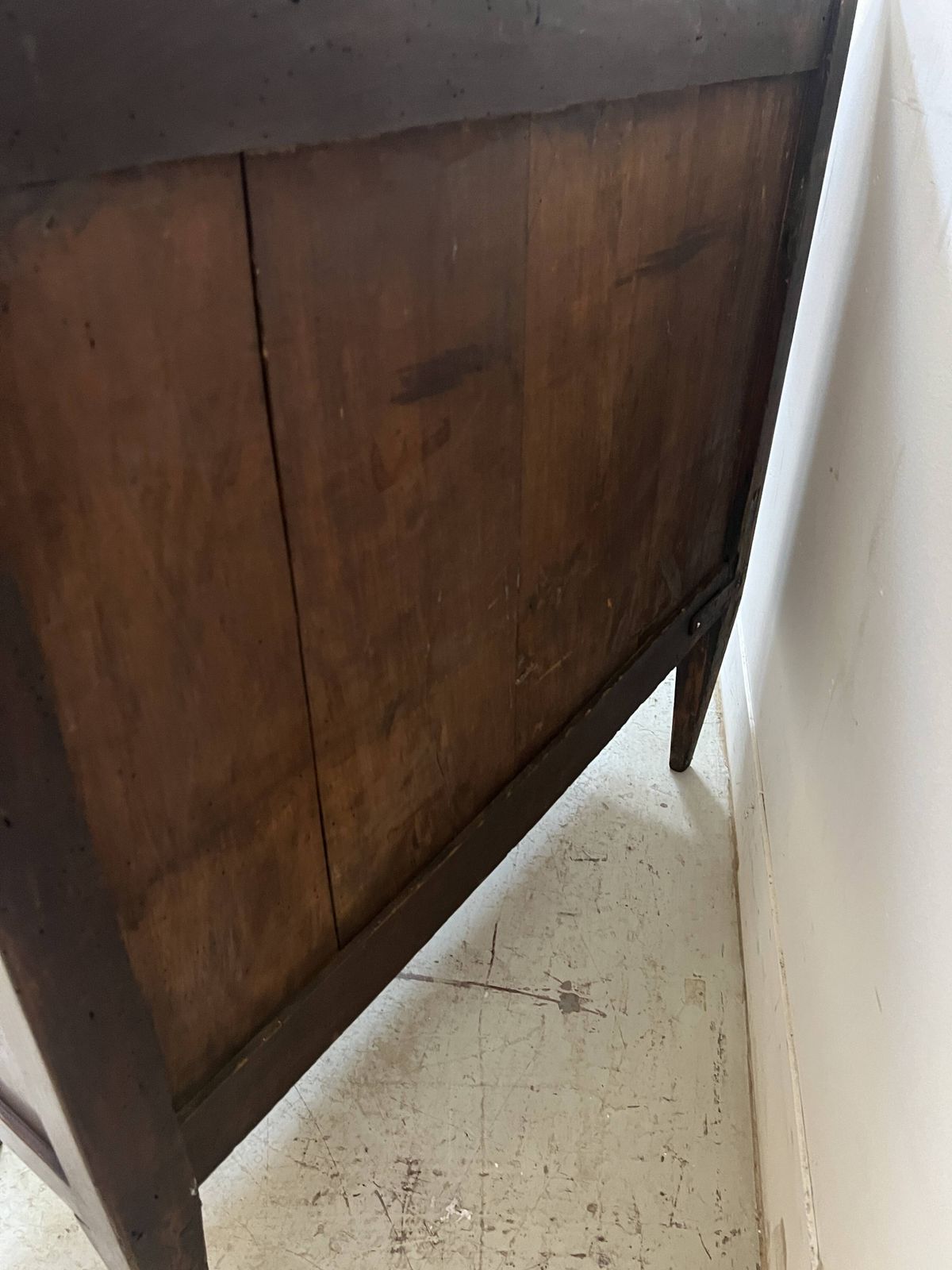 Louis XVI Style Chest Of Drawers In Solid Oak 19th Century photo vintage