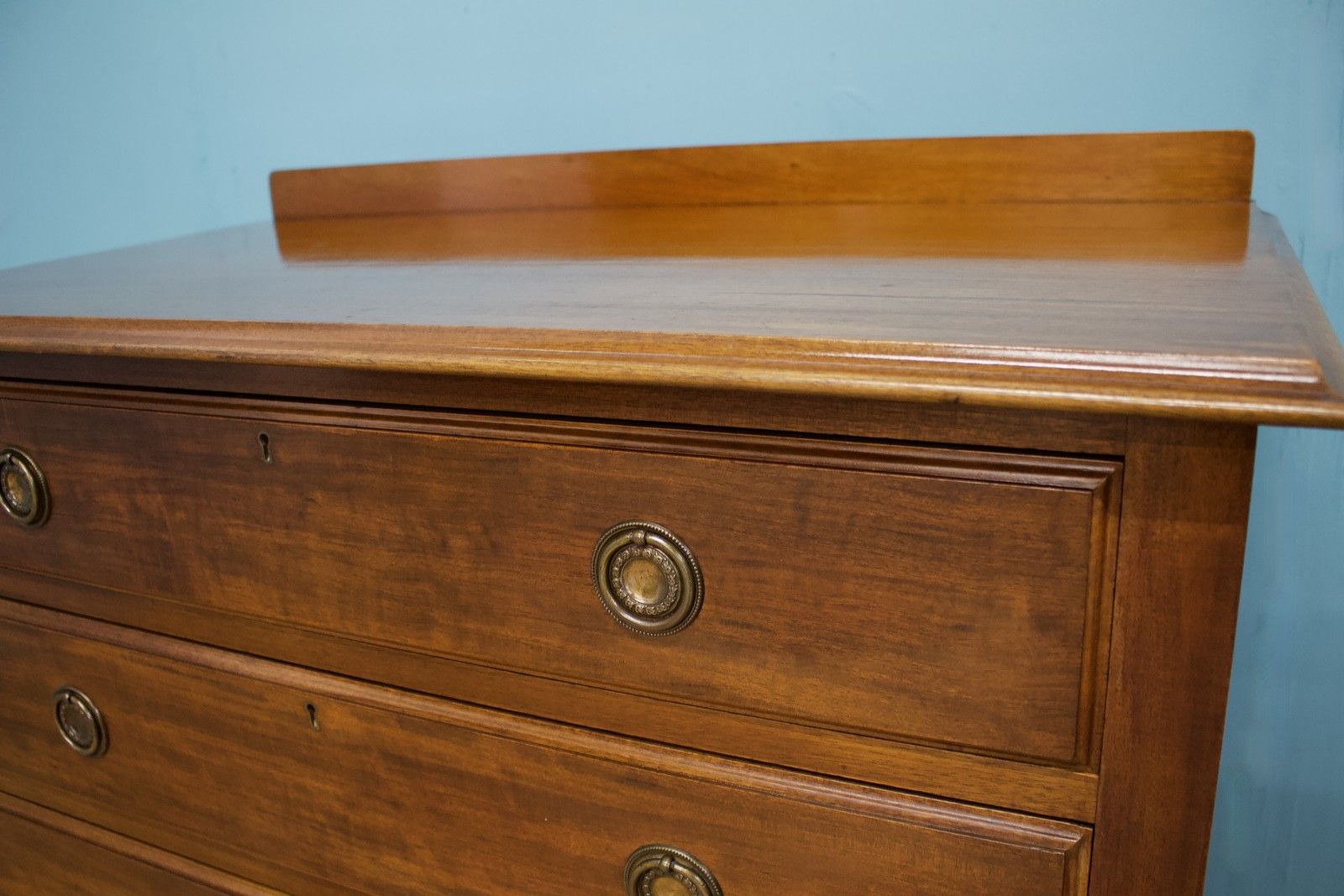 Antique Vintage Edwardian Mahogany Chest Of Drawers, 1900s #1618 photo 649.0