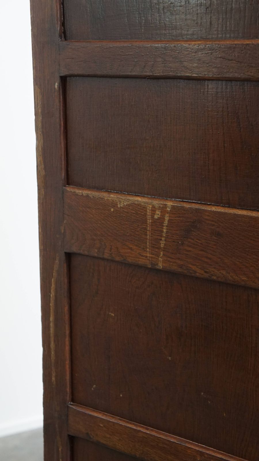 photo buy Insane Antique Oak Notary Cabinet With Two Roller Doors, A Working Lock And A Beautiful Patina