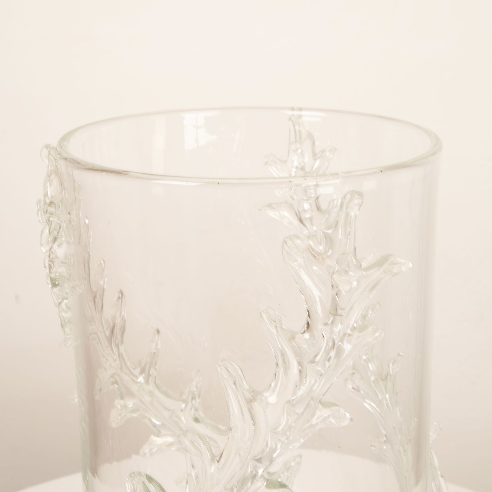 Rare Monumental Piumato Vase By Barovier E Toso From The 1940s photo buy