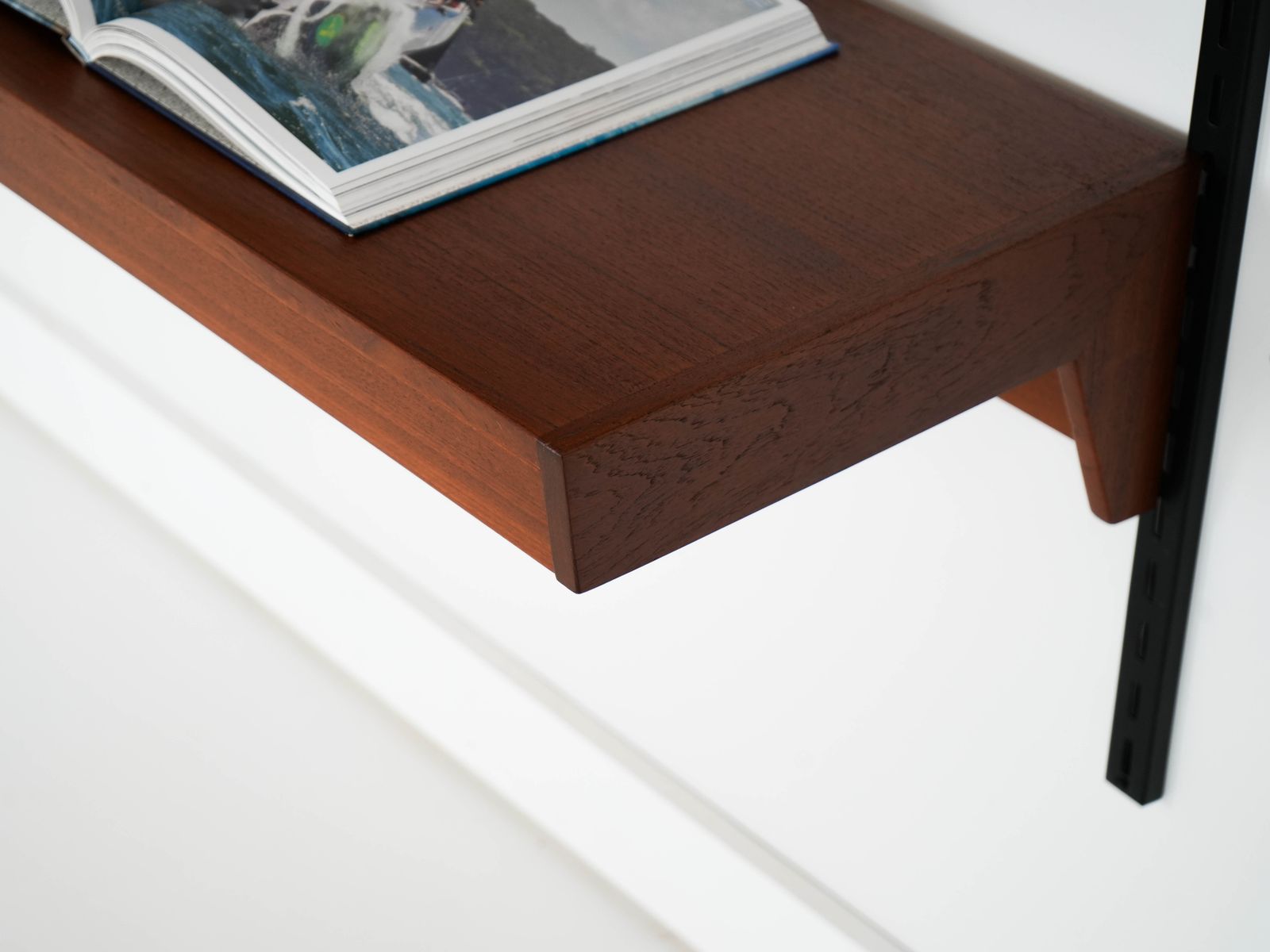 photo furniture Teak Modular Shelving Unit, Danish Design, 1960s, Designer: Kai Kristiansen, Manufacturer: Fm Møbler