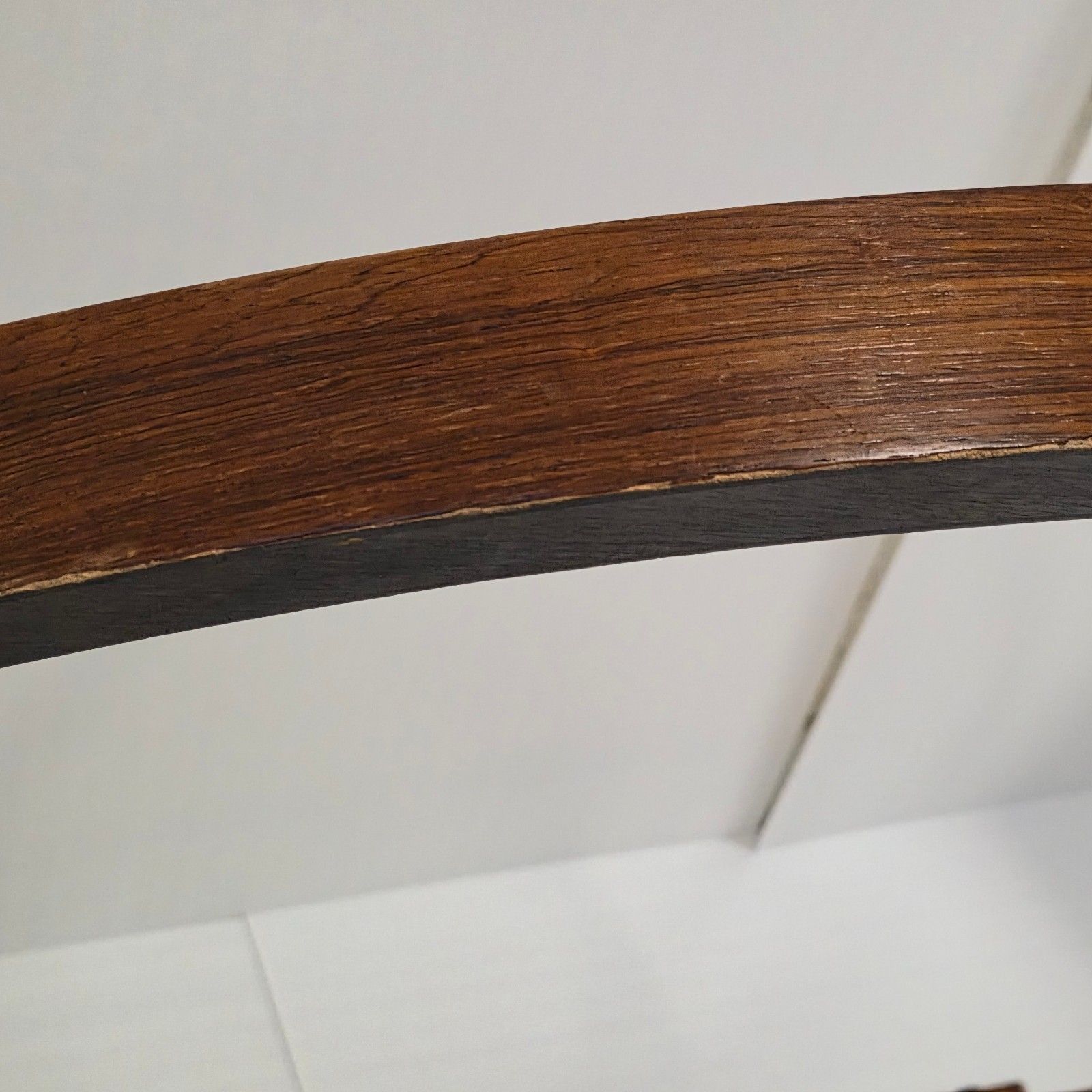 photo buy Important Vintage 1960 Scandinavian Coffee Table Teak & Rosewood 110cm Diameter