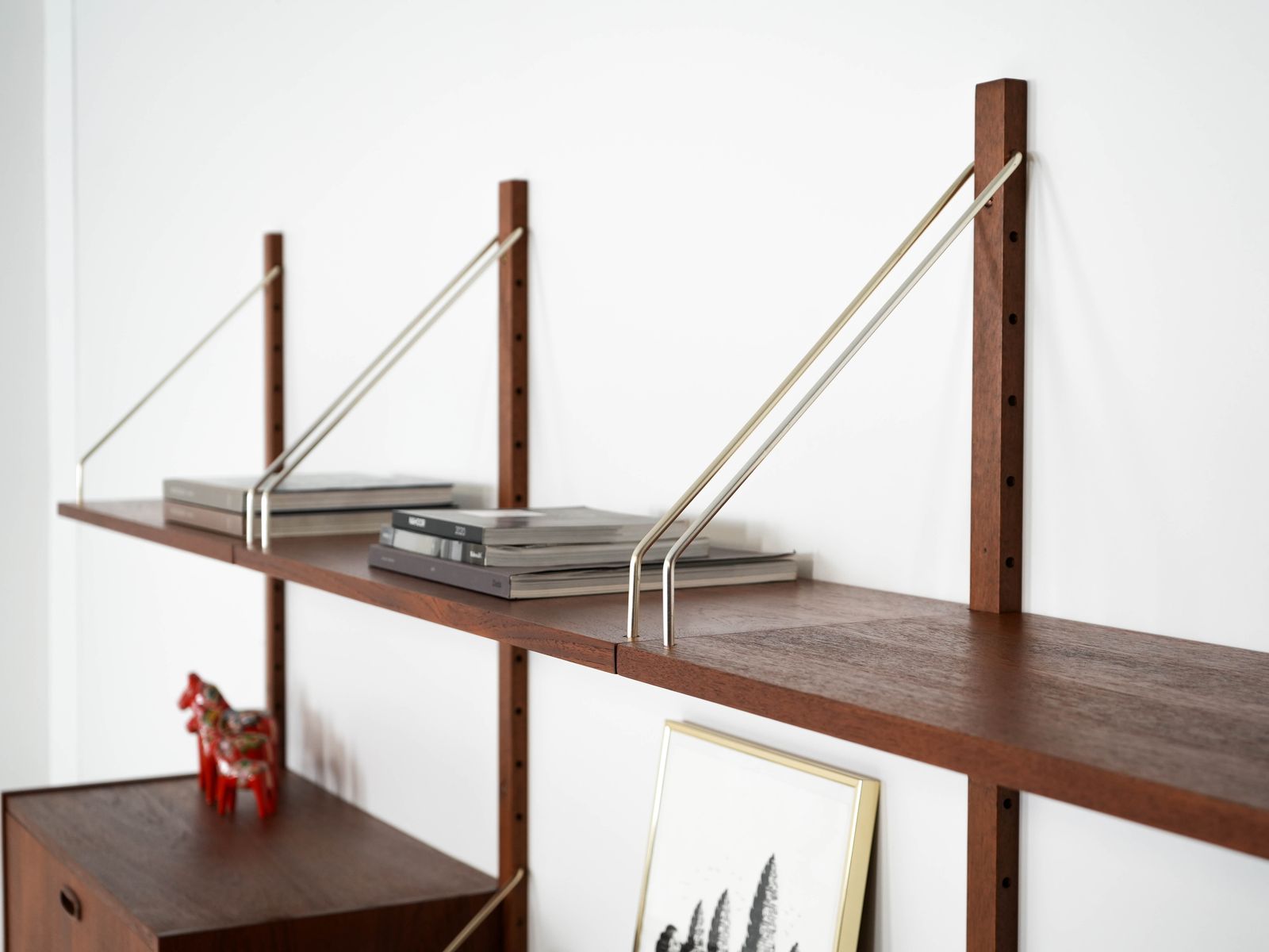 photo for sale Teakhouten Wandmeubel, Deens Design, Jaren 1960, Vervaardigd In Denemarken