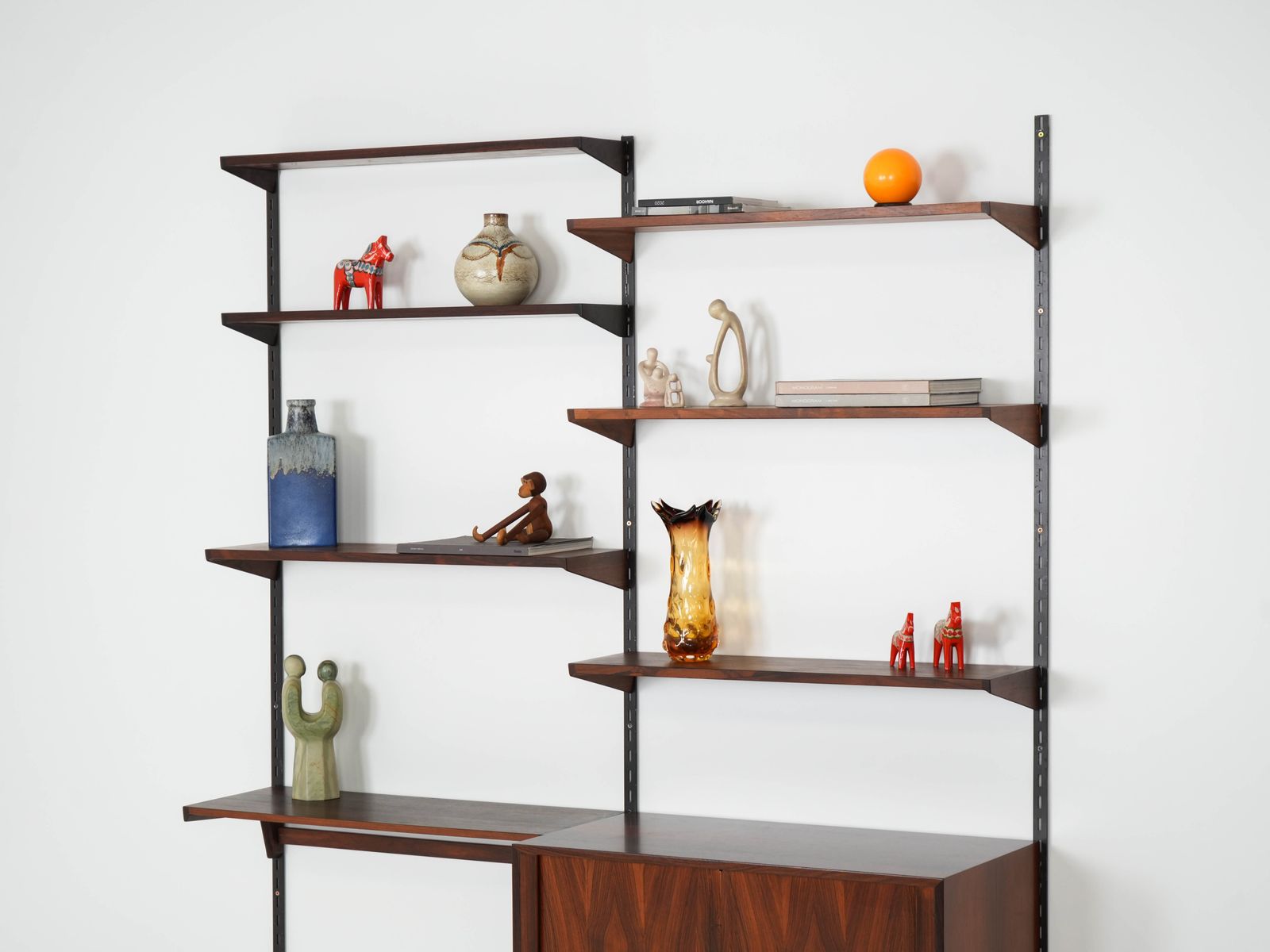 Vintage Wandkast, Deens Design, Ca. Jaren 1960, Ontwerper: Kai Kristiansen, Fabrikant: Fm Møbler photo vinterior