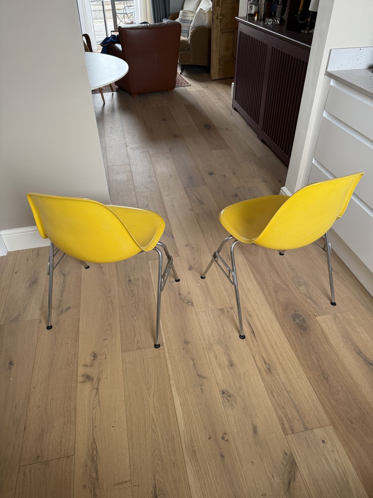 1950s Fiberglass Dss Stacking Chairs By Ray & Charles Eames For Herman Miller photo vinterior