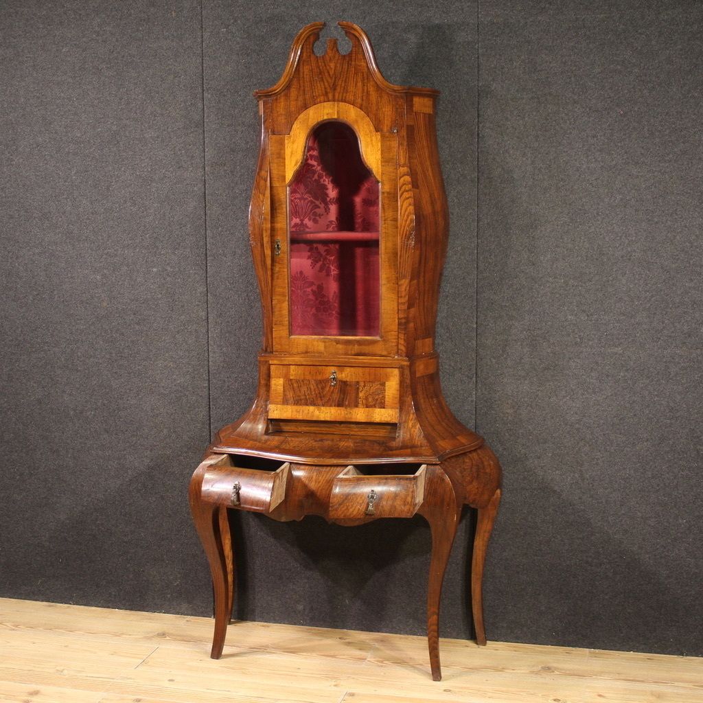 3600.0 20th Century Venetian Wooden Trumeau photo