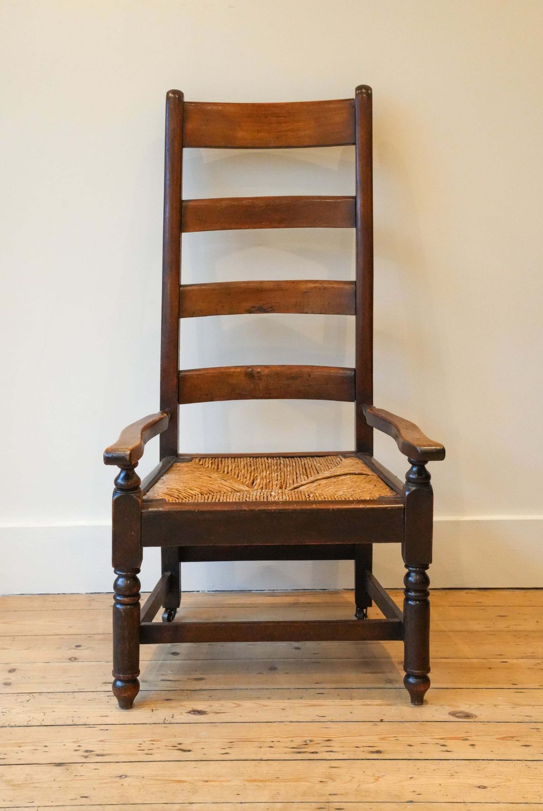 Ladderback Fireside Chair, 1800s photo furniture